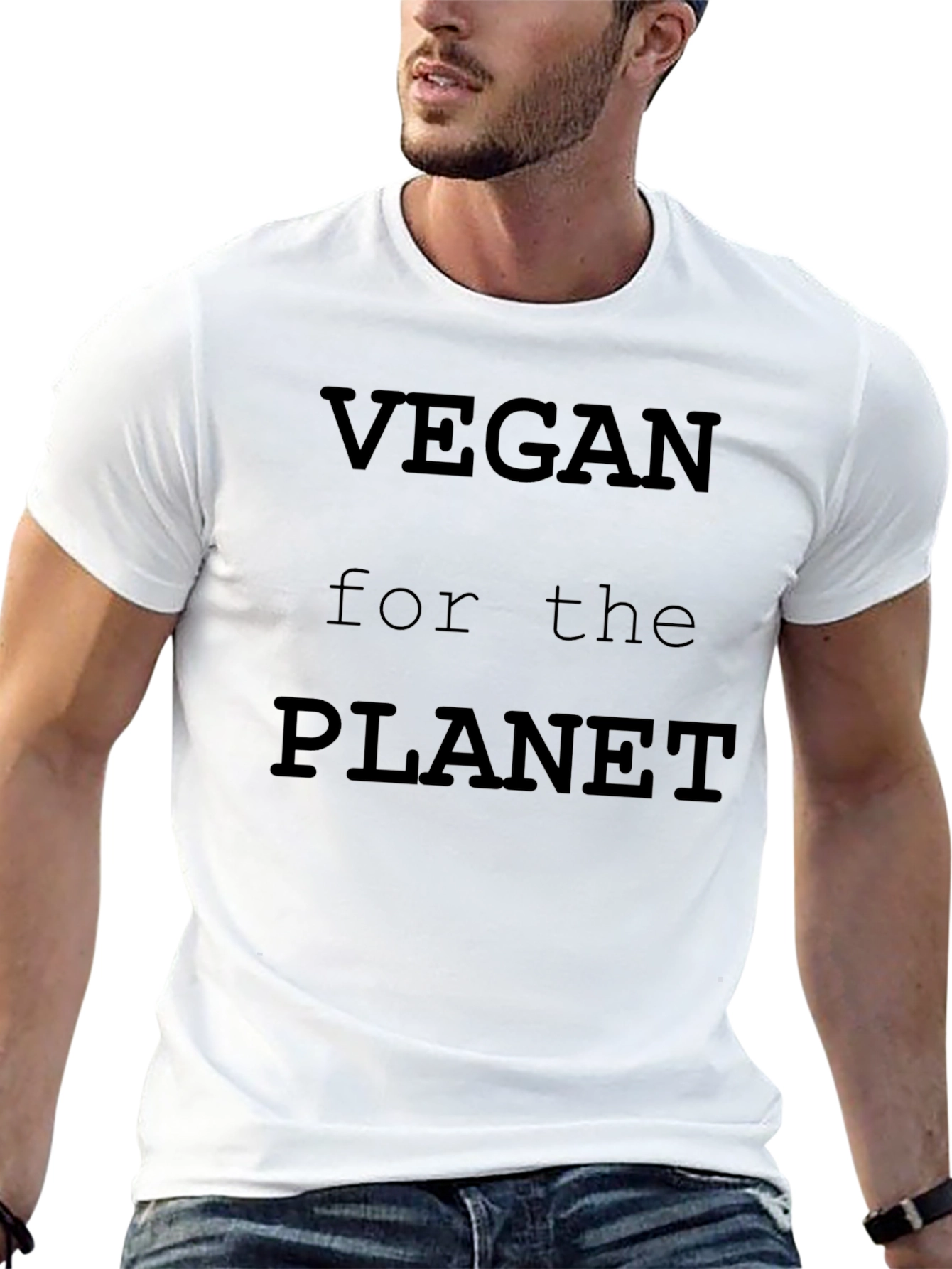 Vegan for the Planet Black T-Shirt