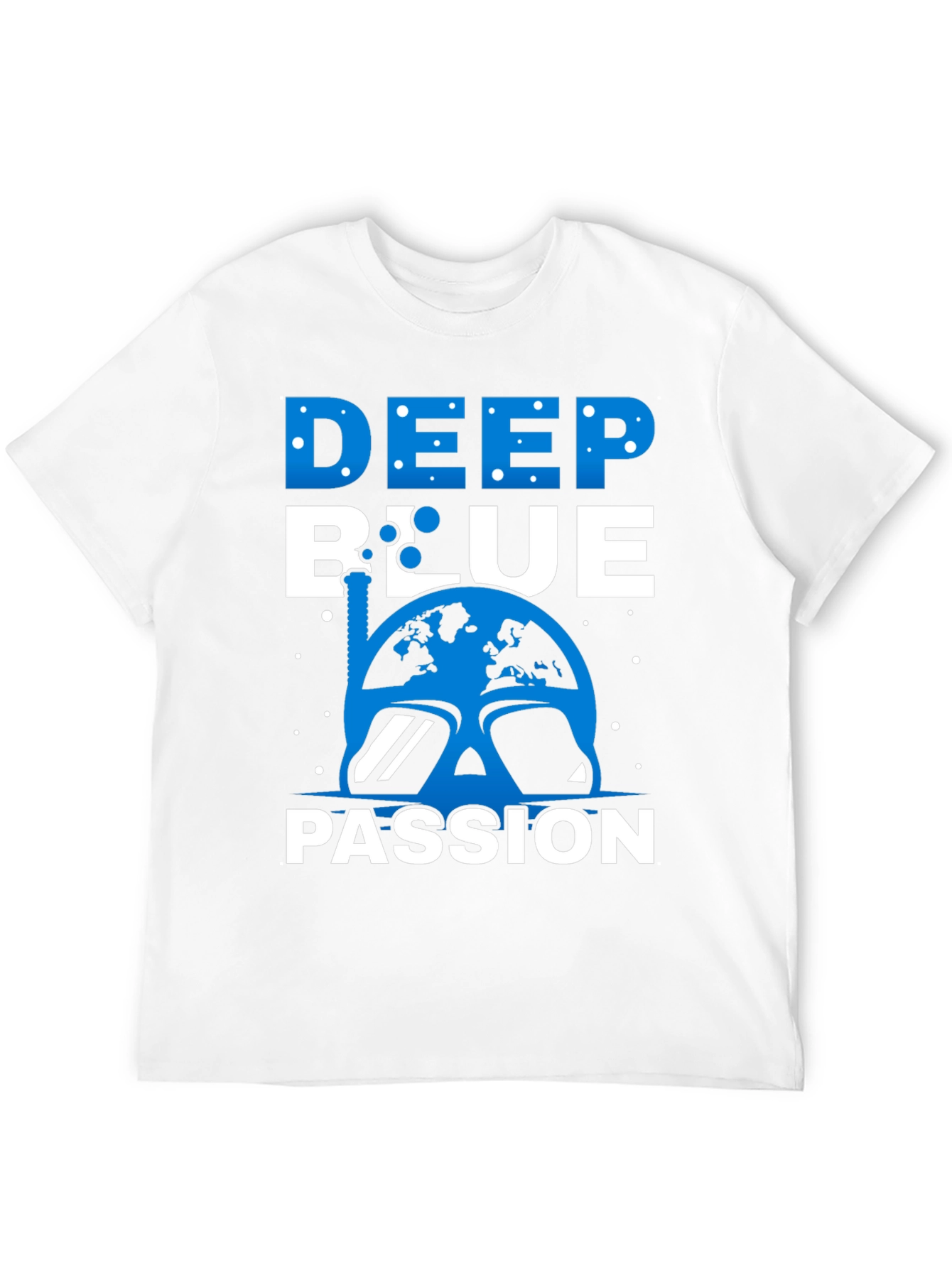 Deep Blue Passion T-Shirt - Scuba Diving Tee
