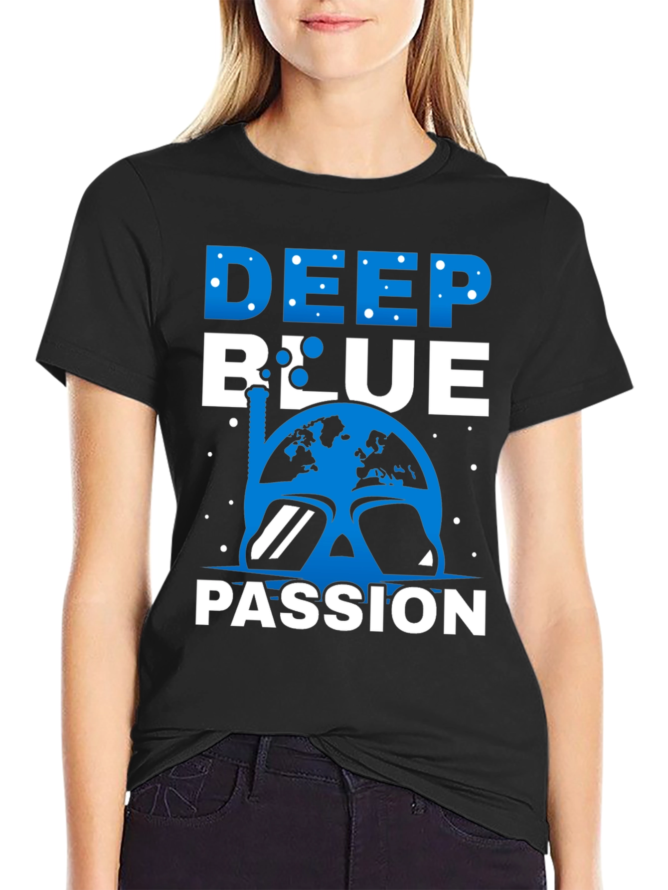 Deep Blue Passion T-Shirt - Scuba Diving Tee