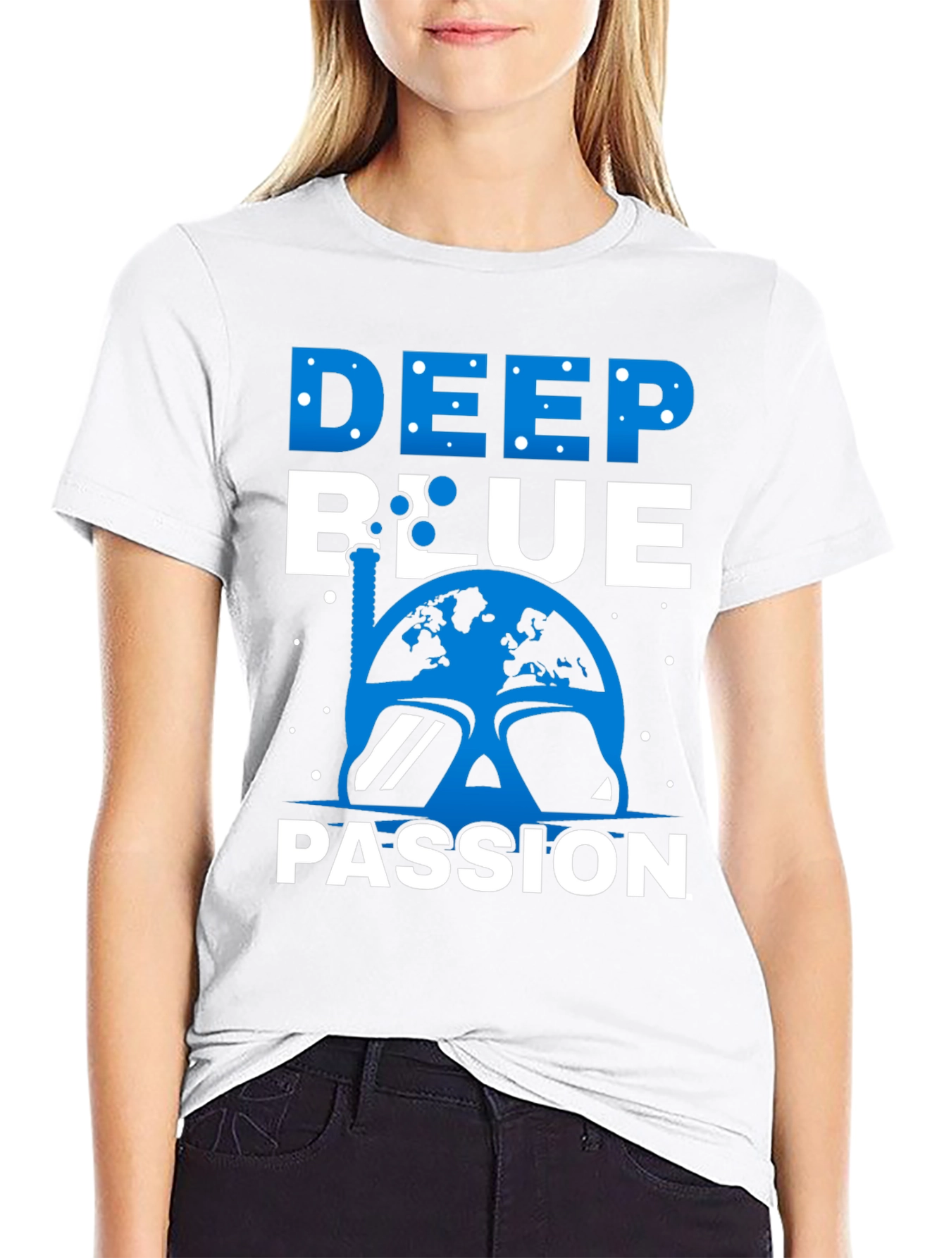 Deep Blue Passion T-Shirt - Scuba Diving Tee