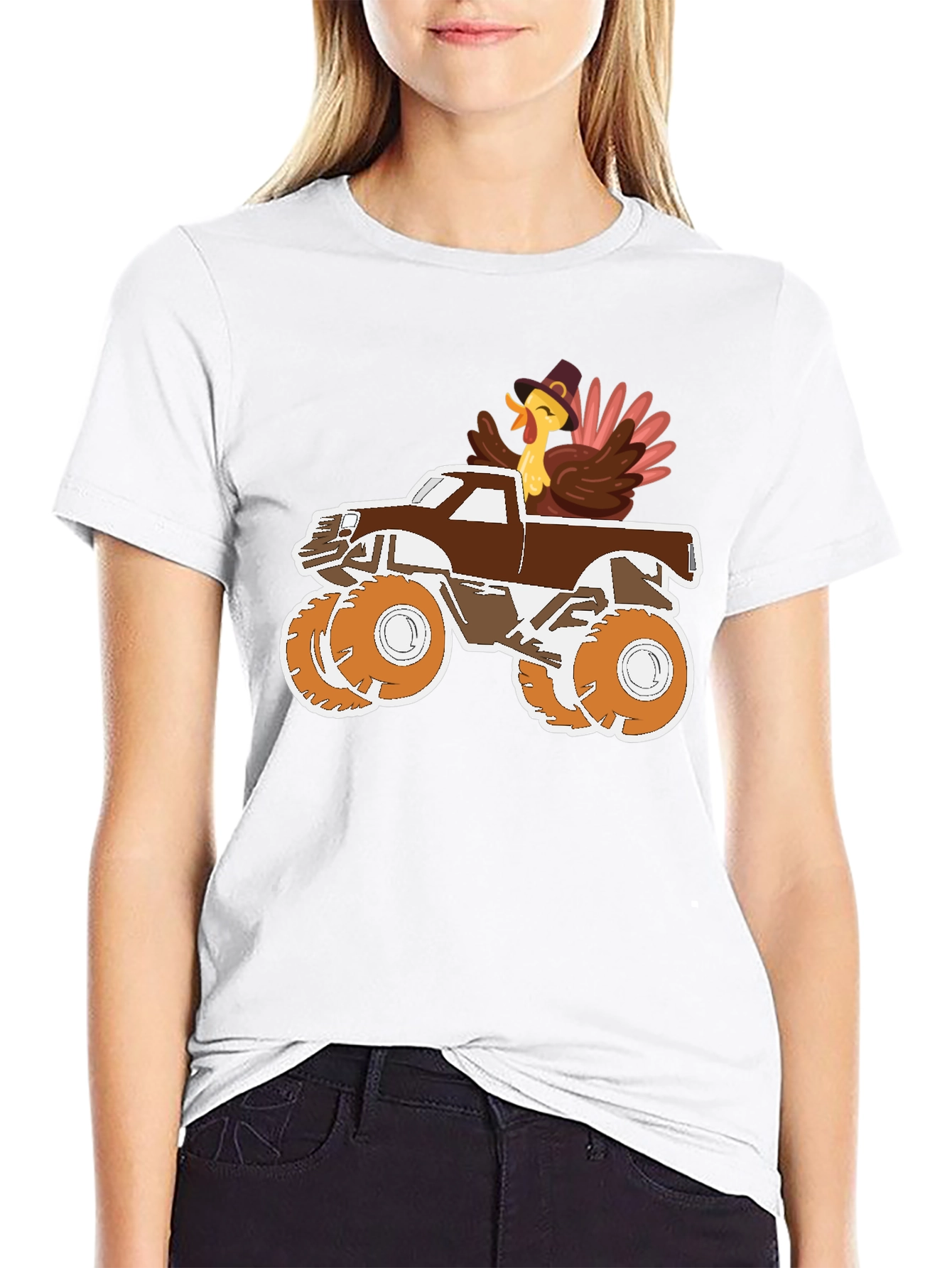 Turkey Monster Truck Graphic Tee