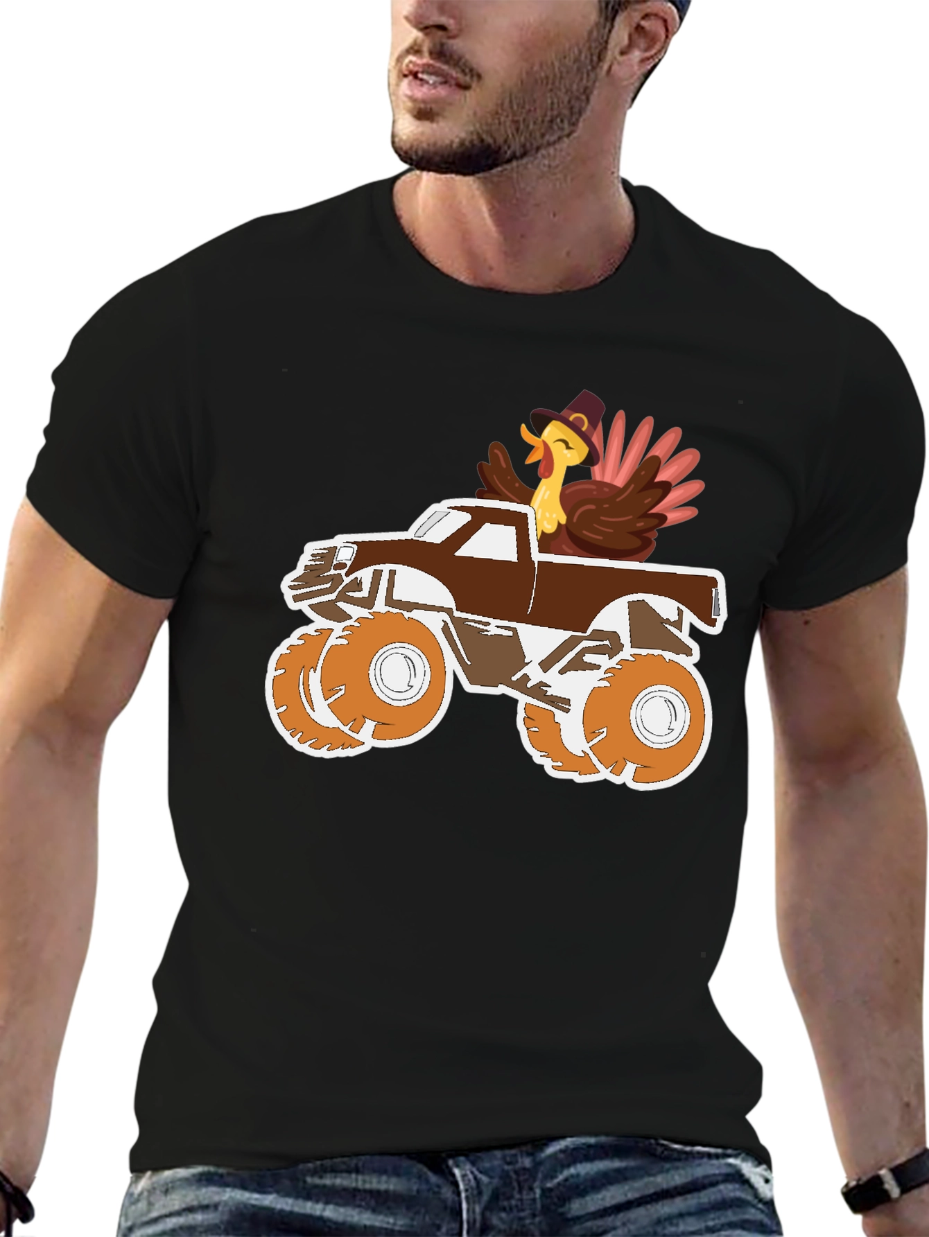 Turkey Monster Truck Graphic Tee