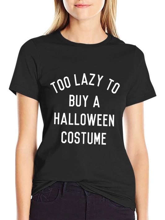 Lazy Halloween Costume T-Shirt