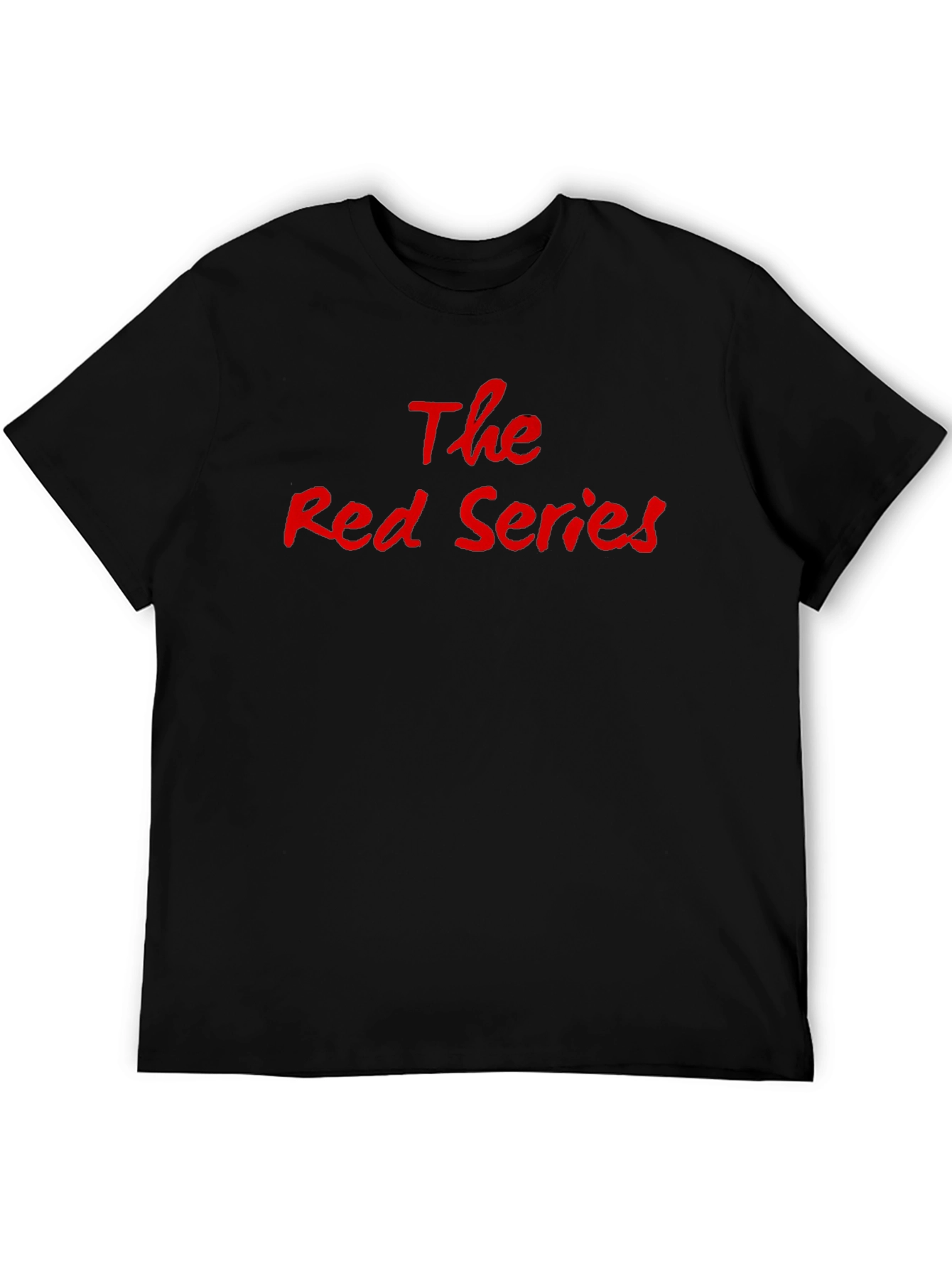 The Red Series Graphic T-Shirt - Casual Black Tee