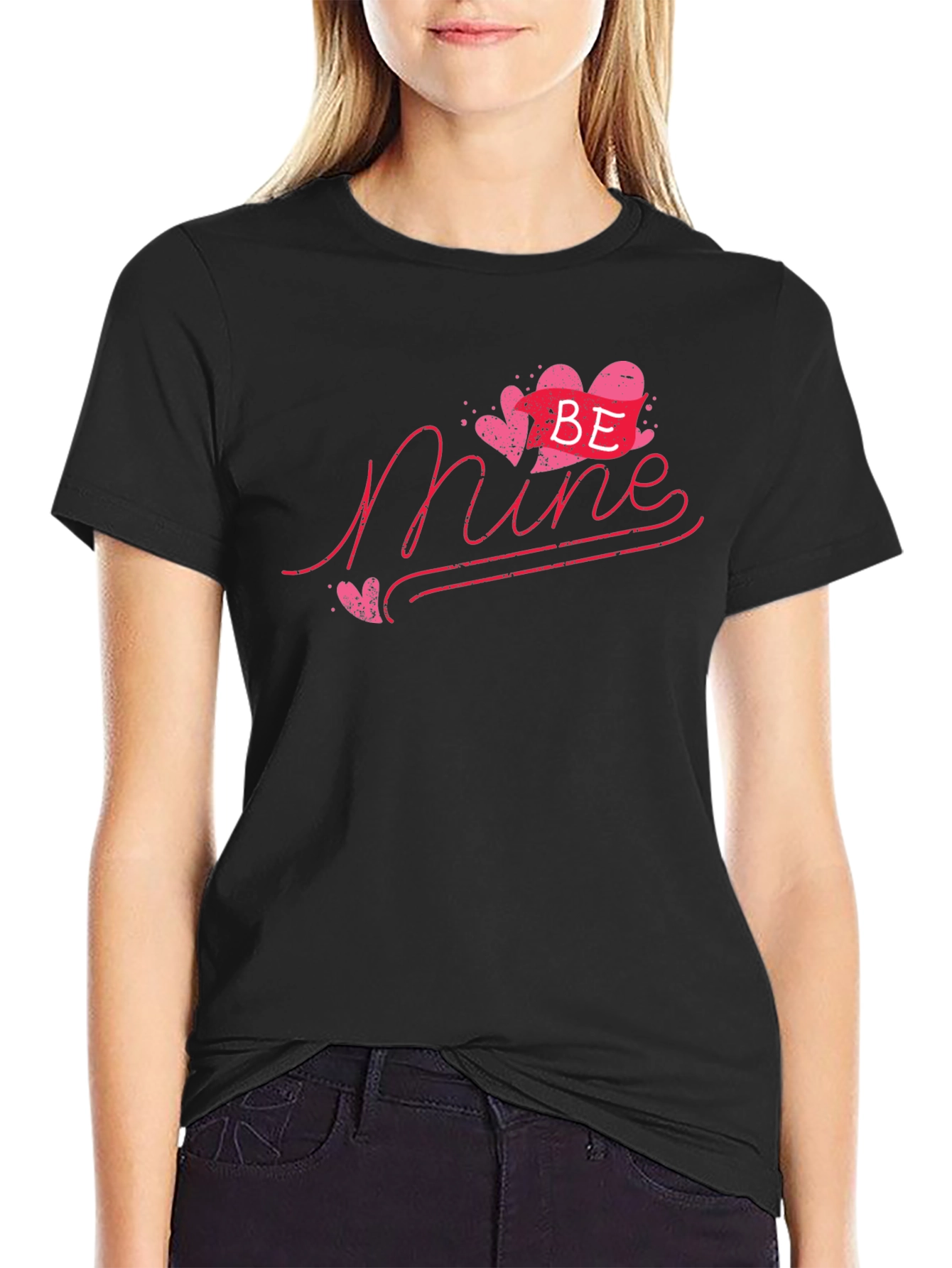 Be Mine Valentines Day Graphic T-Shirt