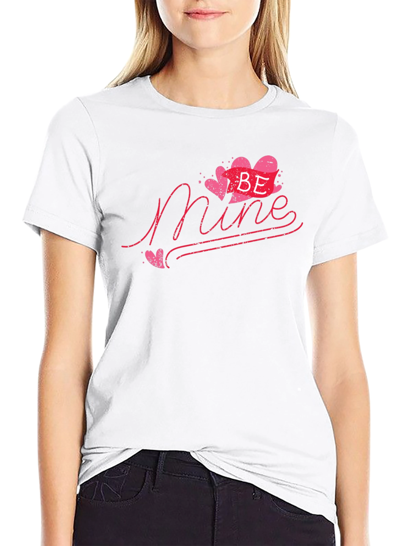 Be Mine Valentines Day Graphic T-Shirt