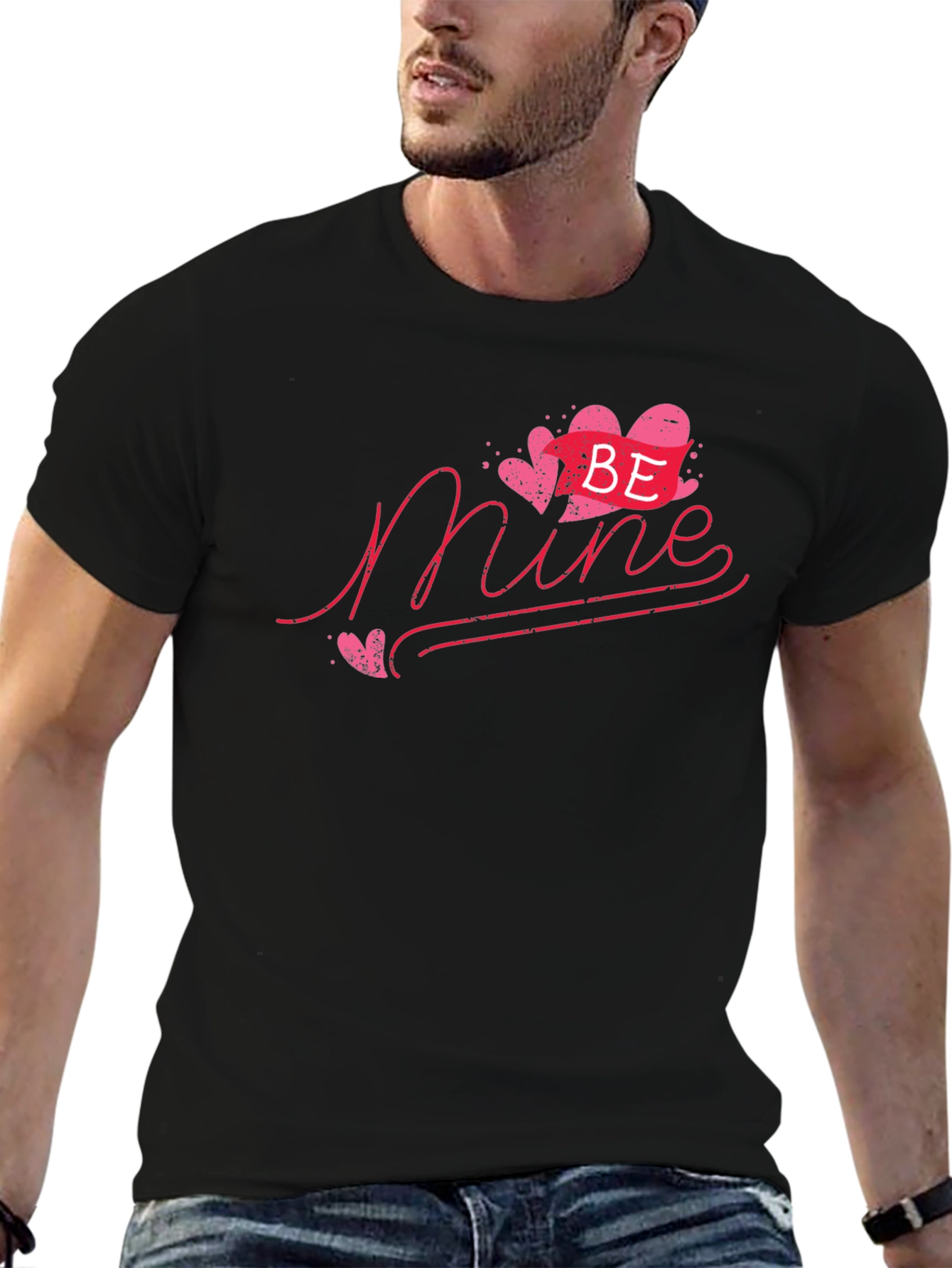 Be Mine Valentines Day Graphic T-Shirt