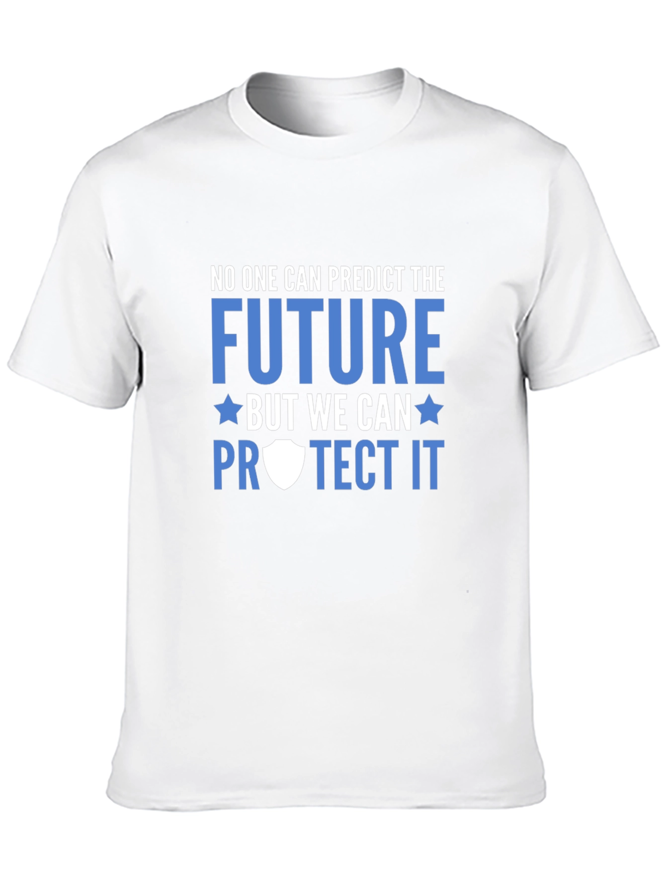 Predict The Future Protect It Black Tee