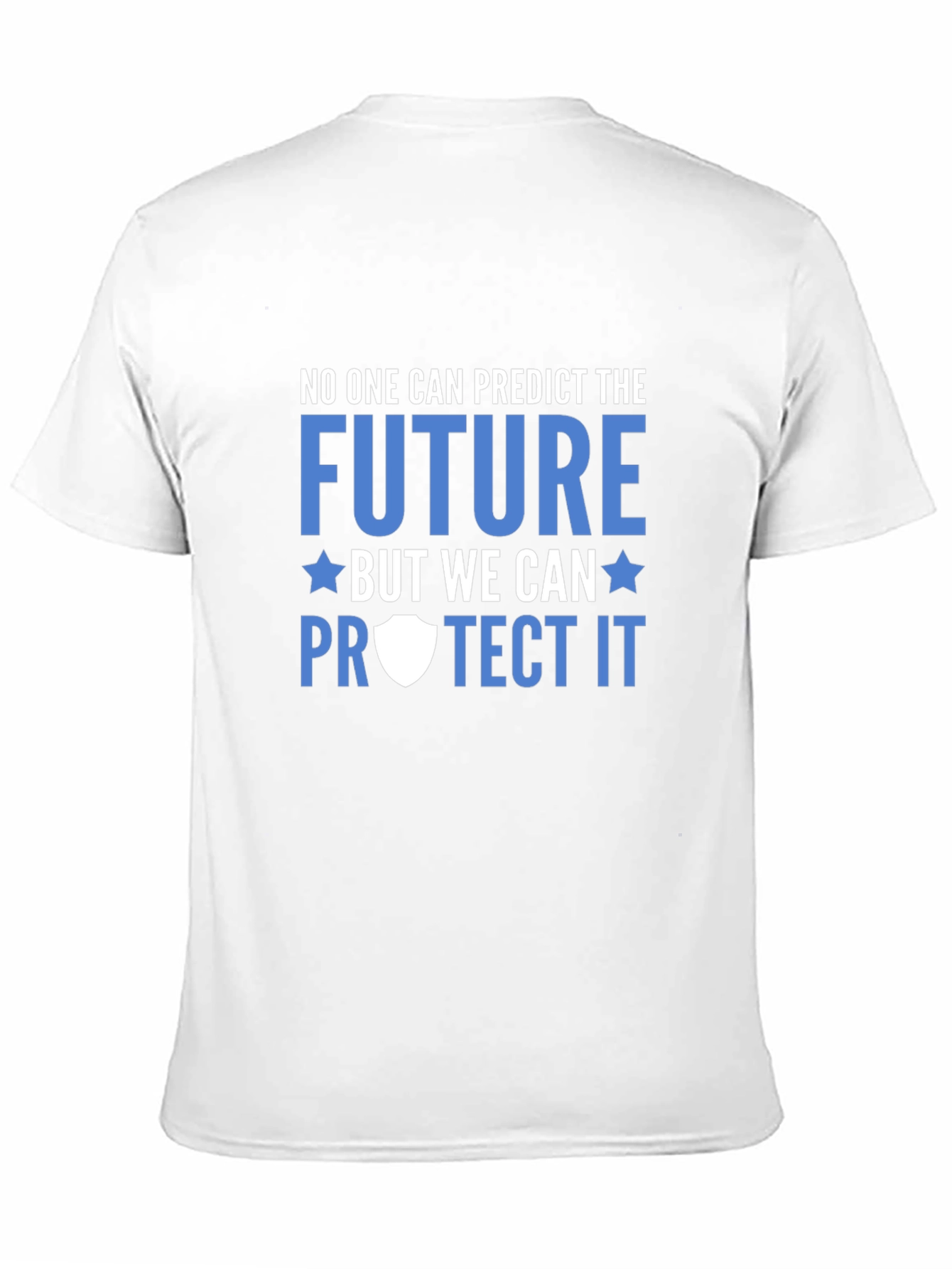 Predict The Future Protect It Black Tee