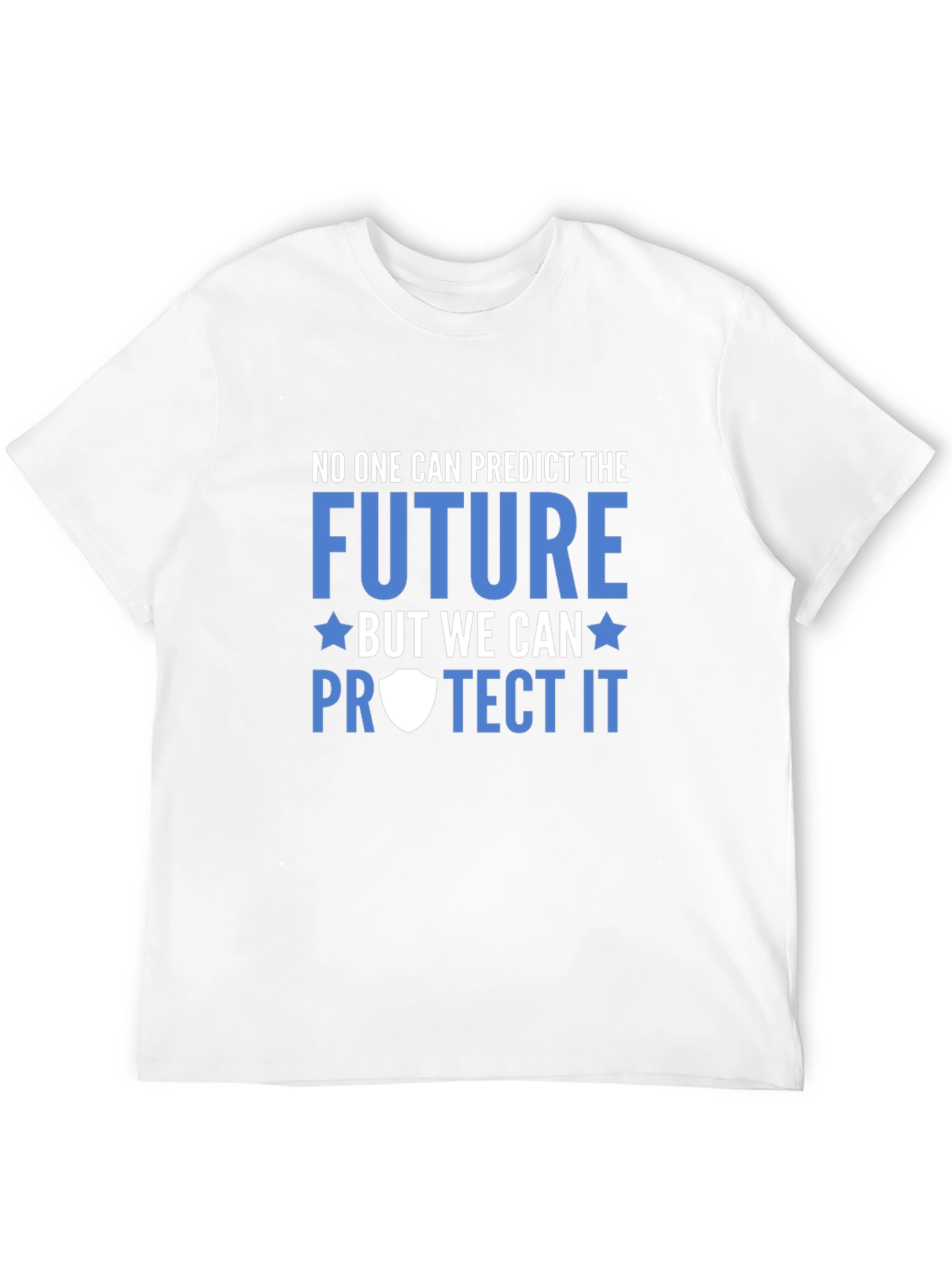 Predict The Future Protect It Black Tee