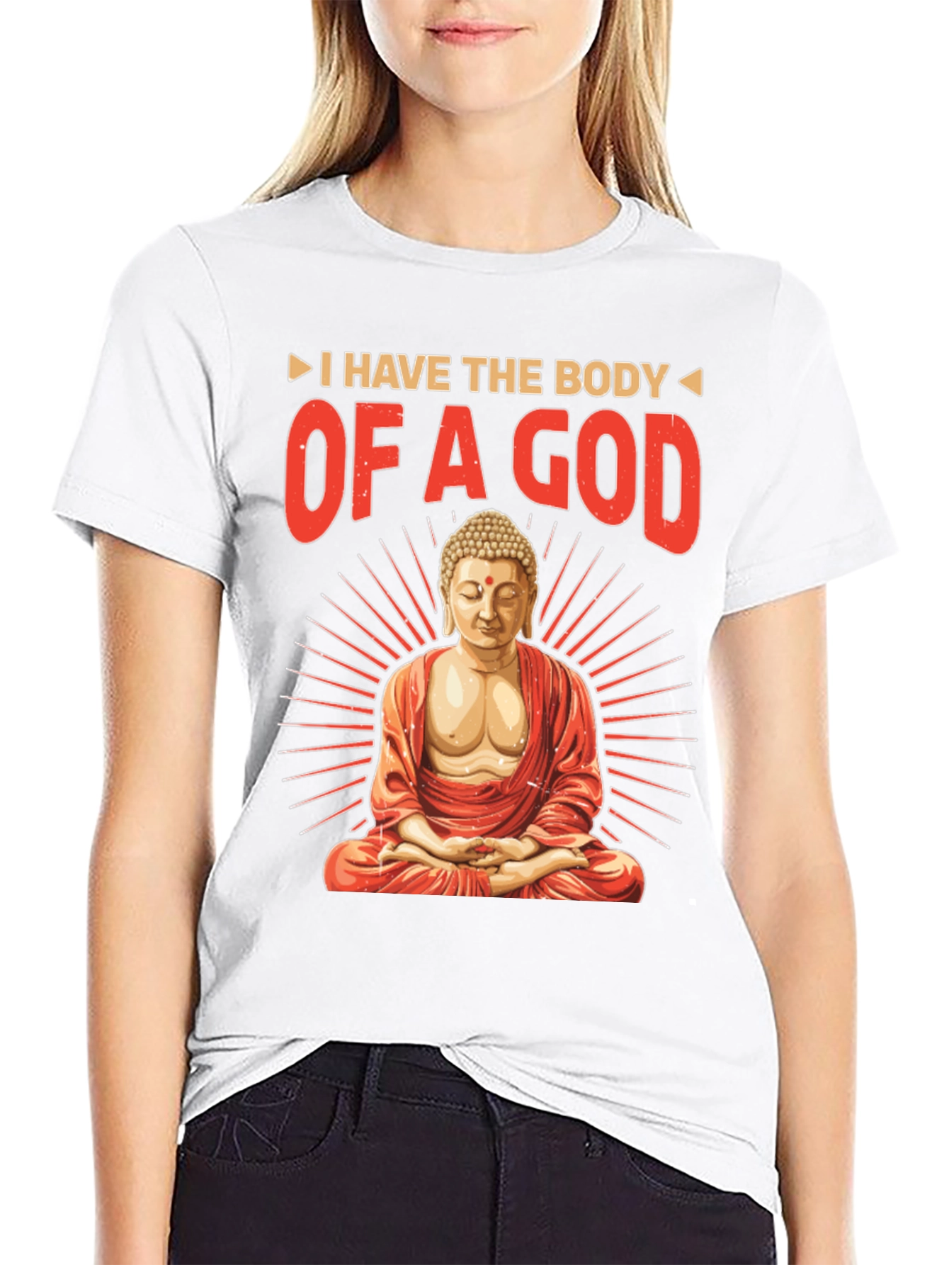 Body of a God T-Shirt - Buddha Meditation Tee