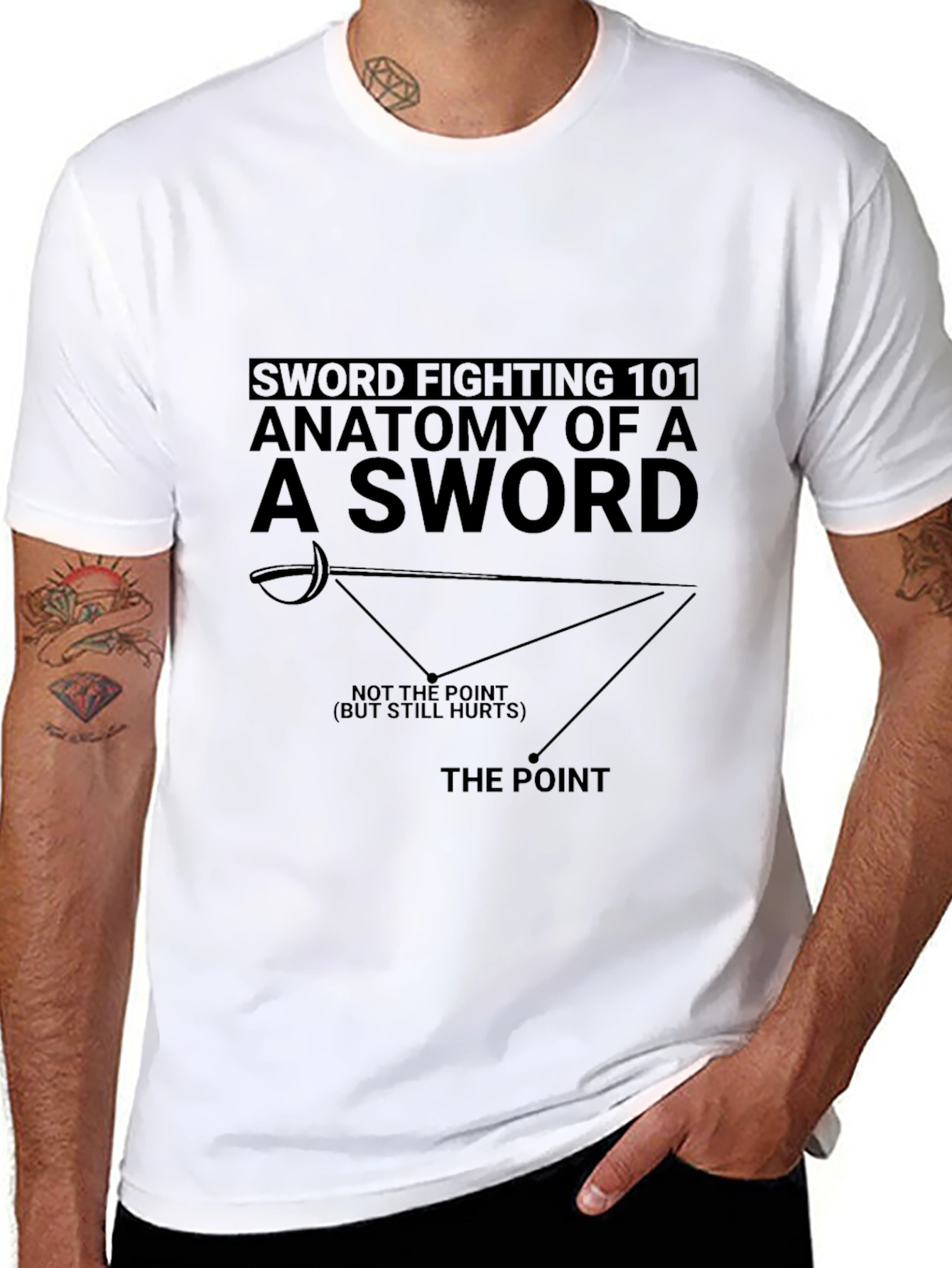 Sword Fighting Anatomy T-Shirt