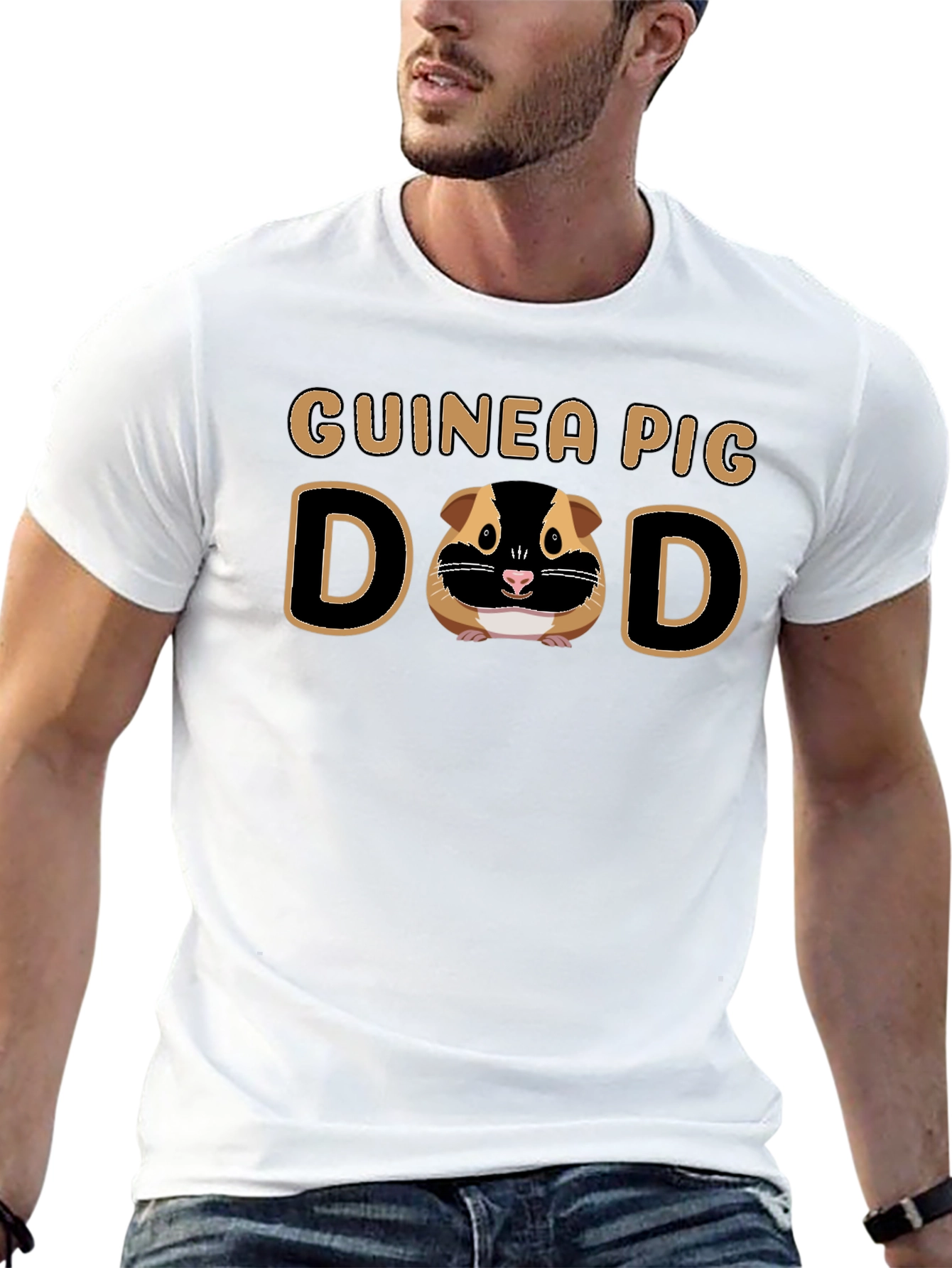 Guinea Pig Dad Graphic Tee