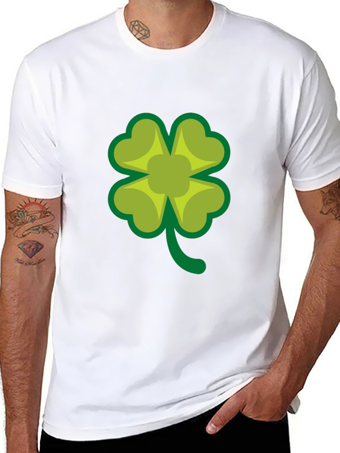 Lucky Clover Graphic T-Shirt - St. Patricks Day Ready!
