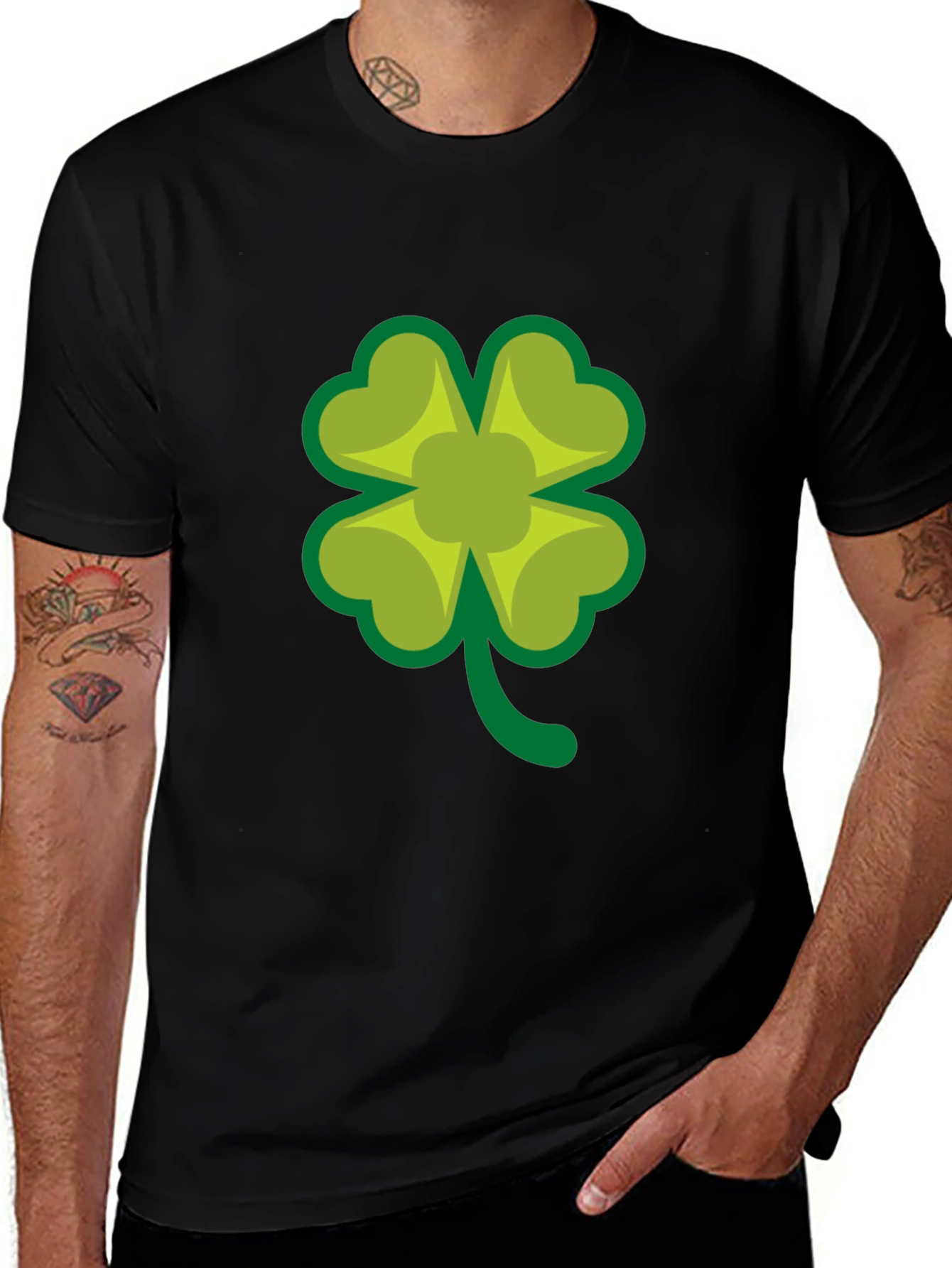 Lucky Clover Graphic T-Shirt - St. Patricks Day Ready!
