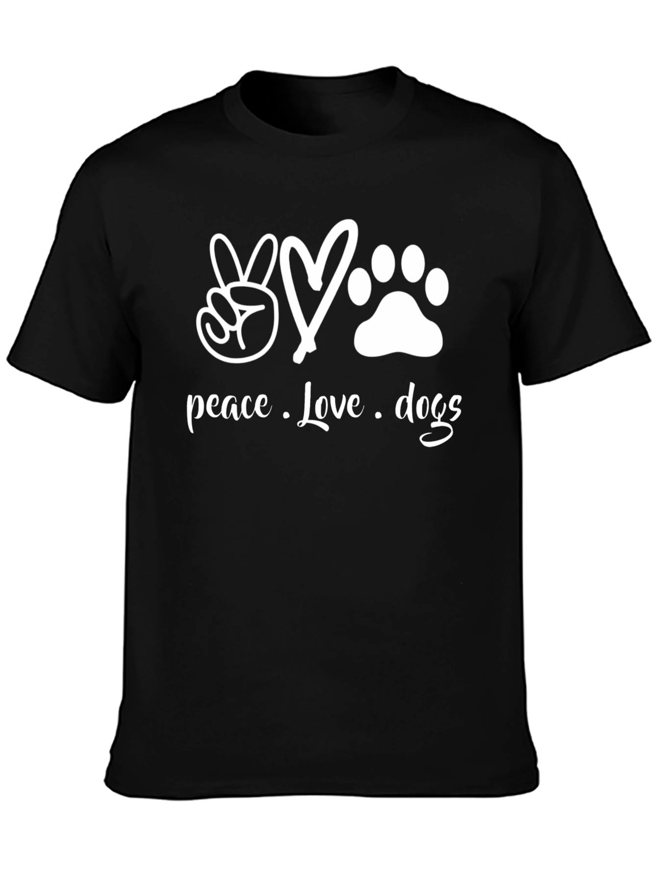 Peace Love Dogs Graphic Tee