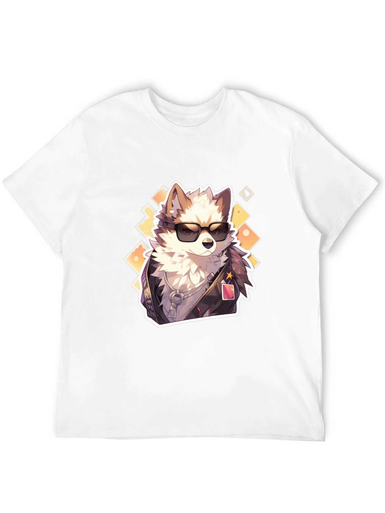 Cool Dog Graphic Tee - Trendy Streetwear