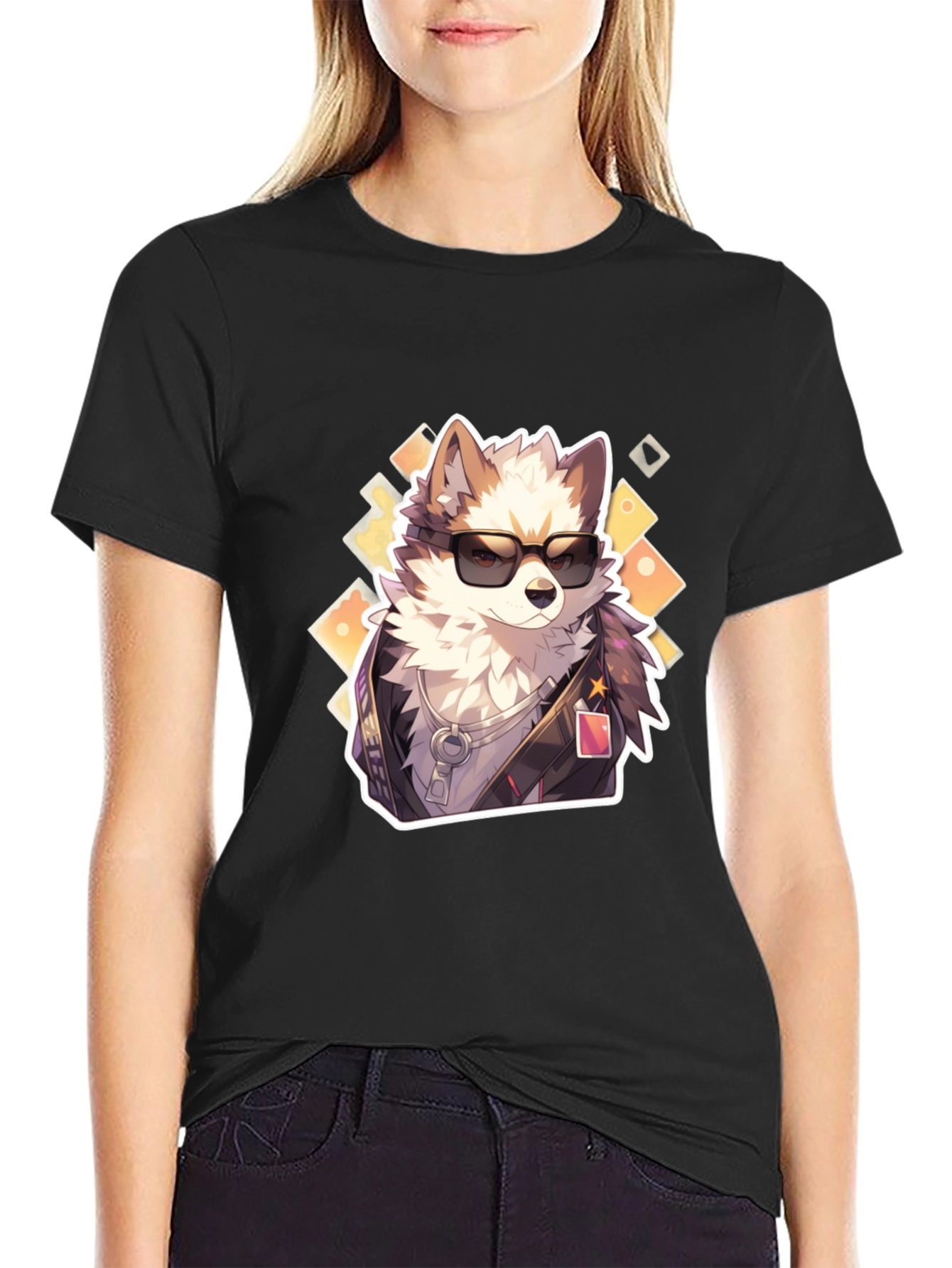 Cool Dog Graphic Tee - Trendy Streetwear