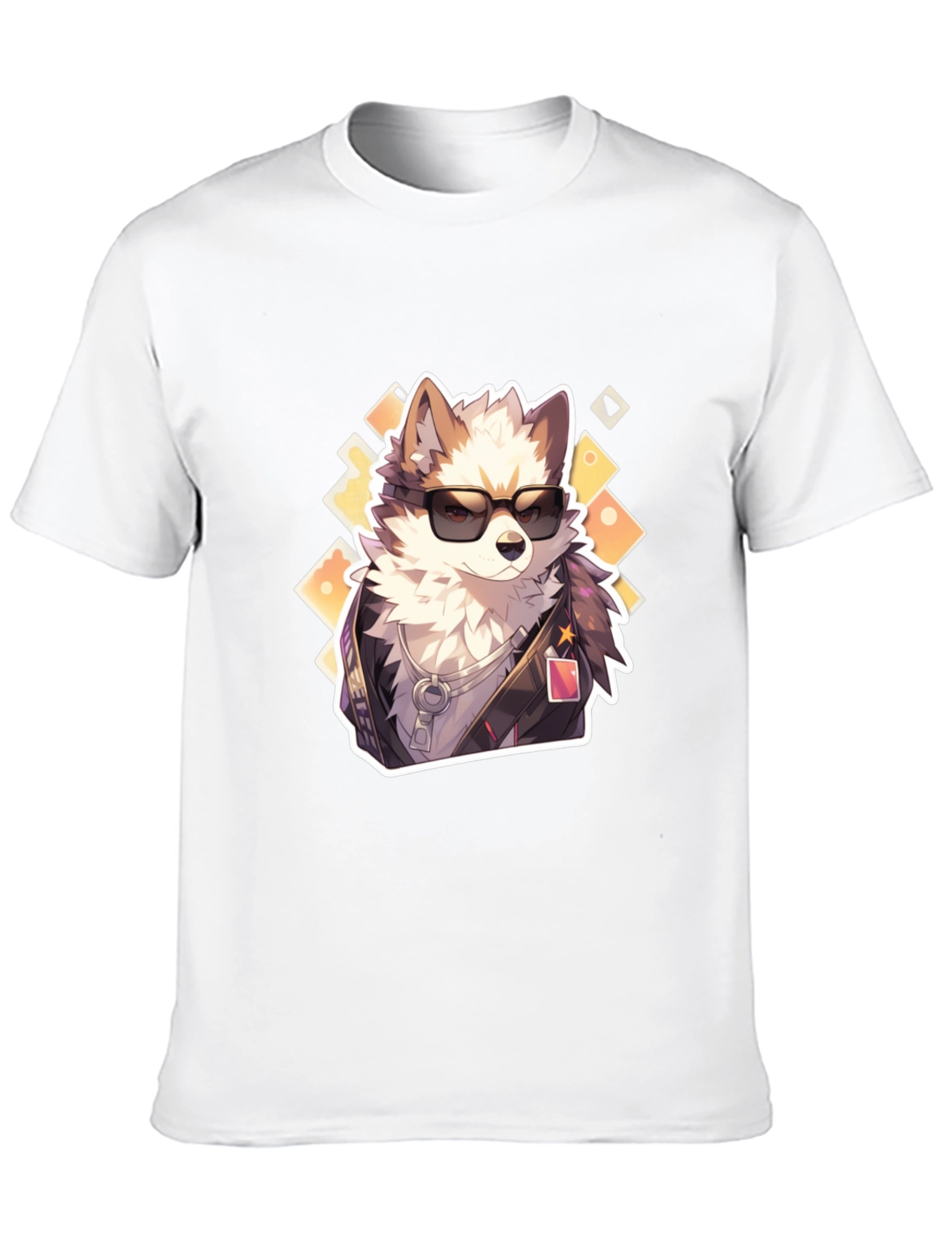 Cool Dog Graphic Tee - Trendy Streetwear