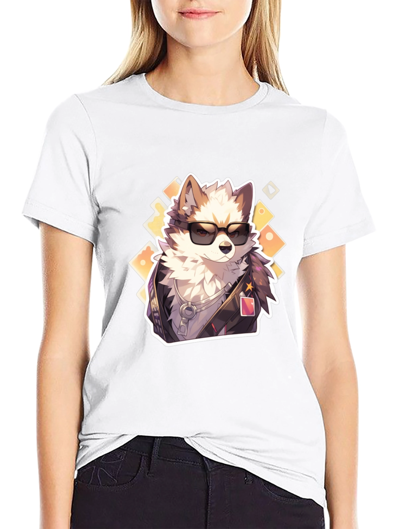 Cool Dog Graphic Tee - Trendy Streetwear