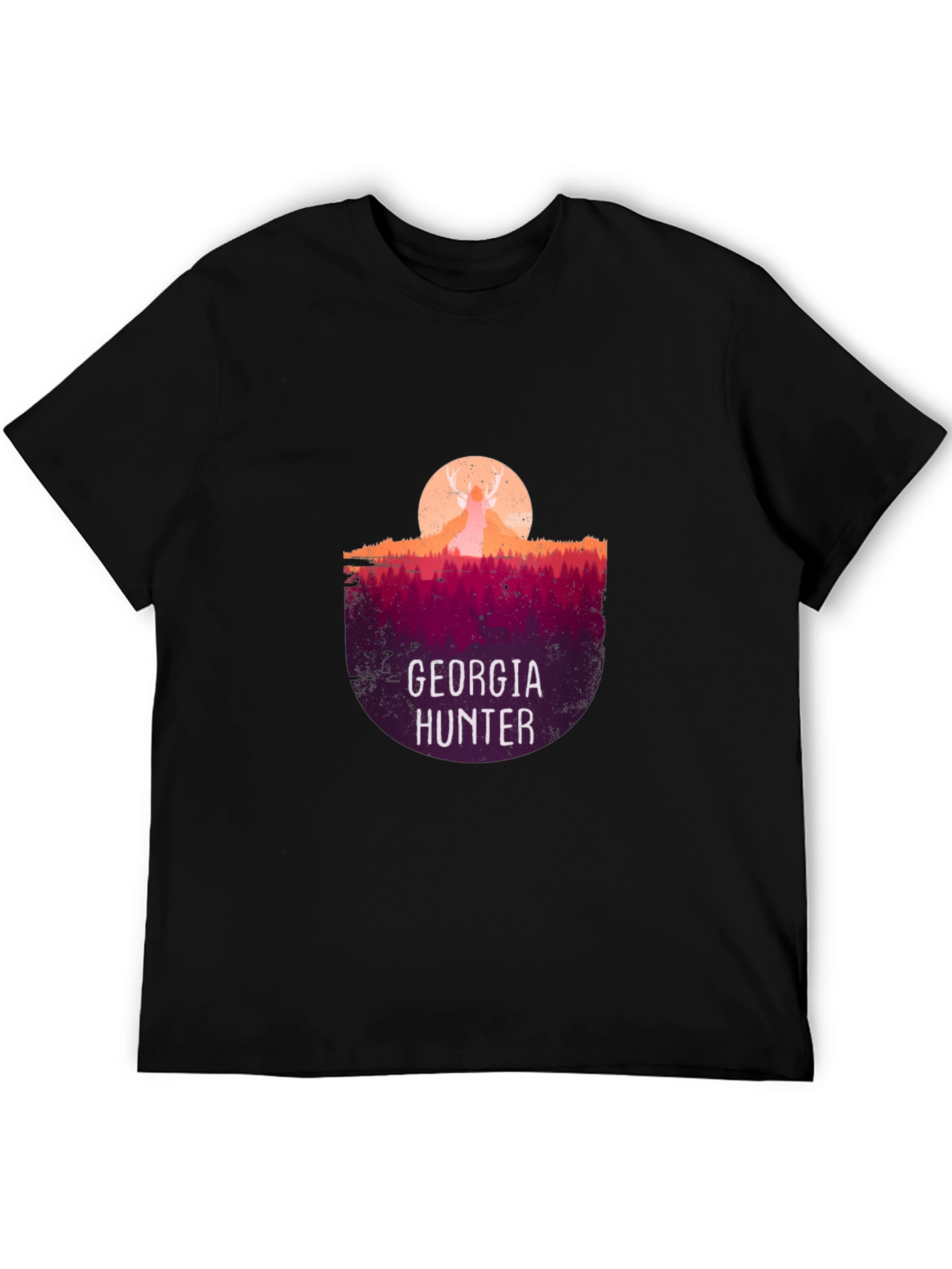 Georgia Hunter T-Shirt - Deer Silhouette