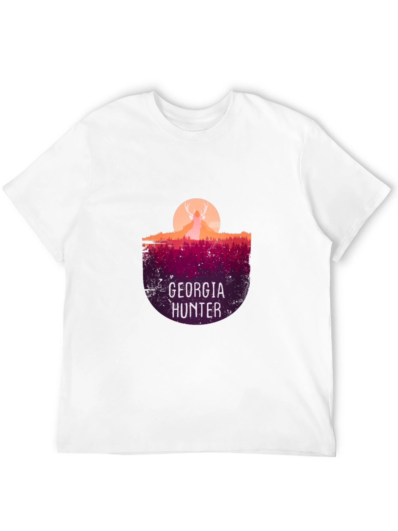 Georgia Hunter T-Shirt - Deer Silhouette