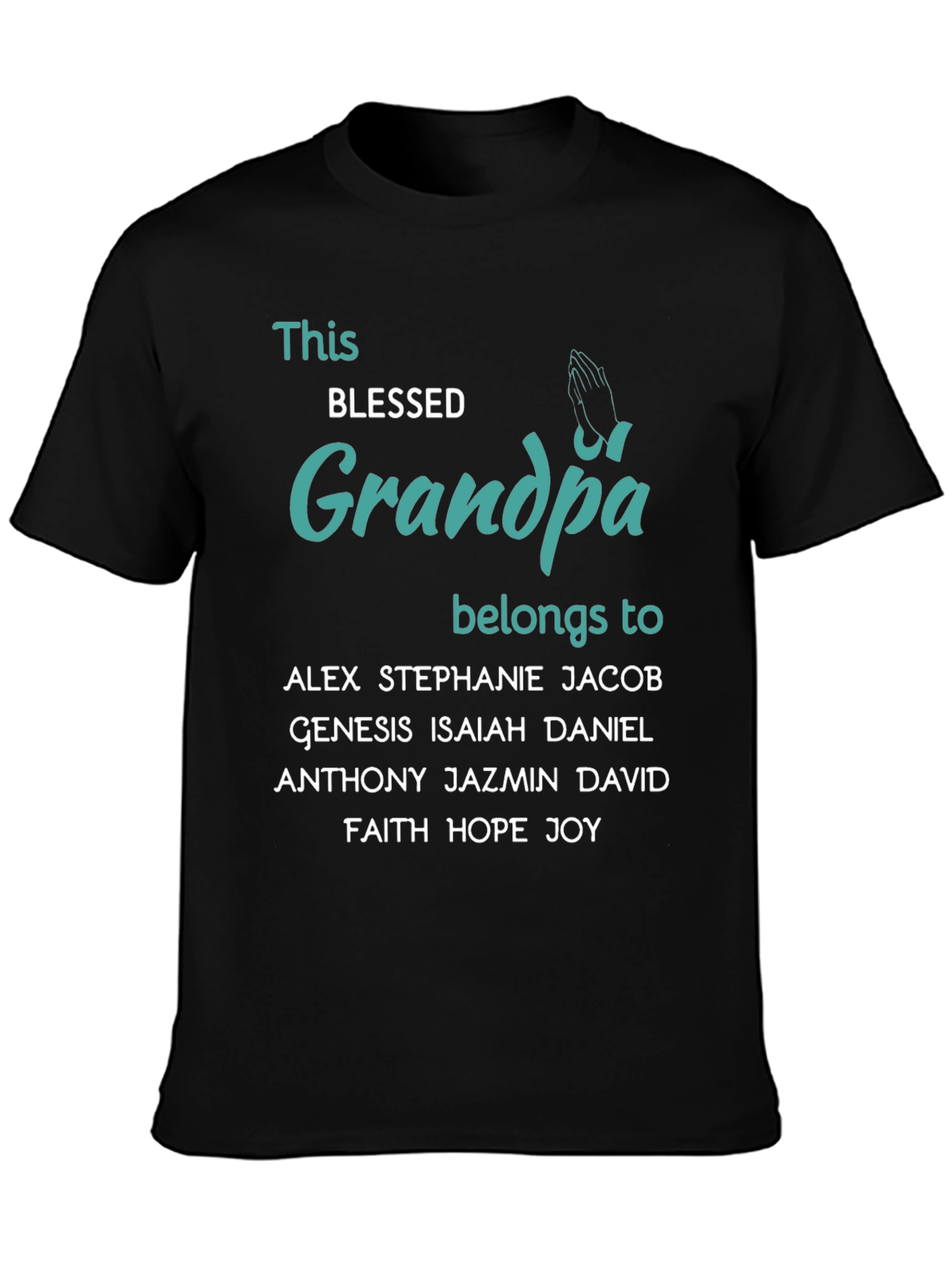 Blessed Grandpa Belongs To T-Shirt