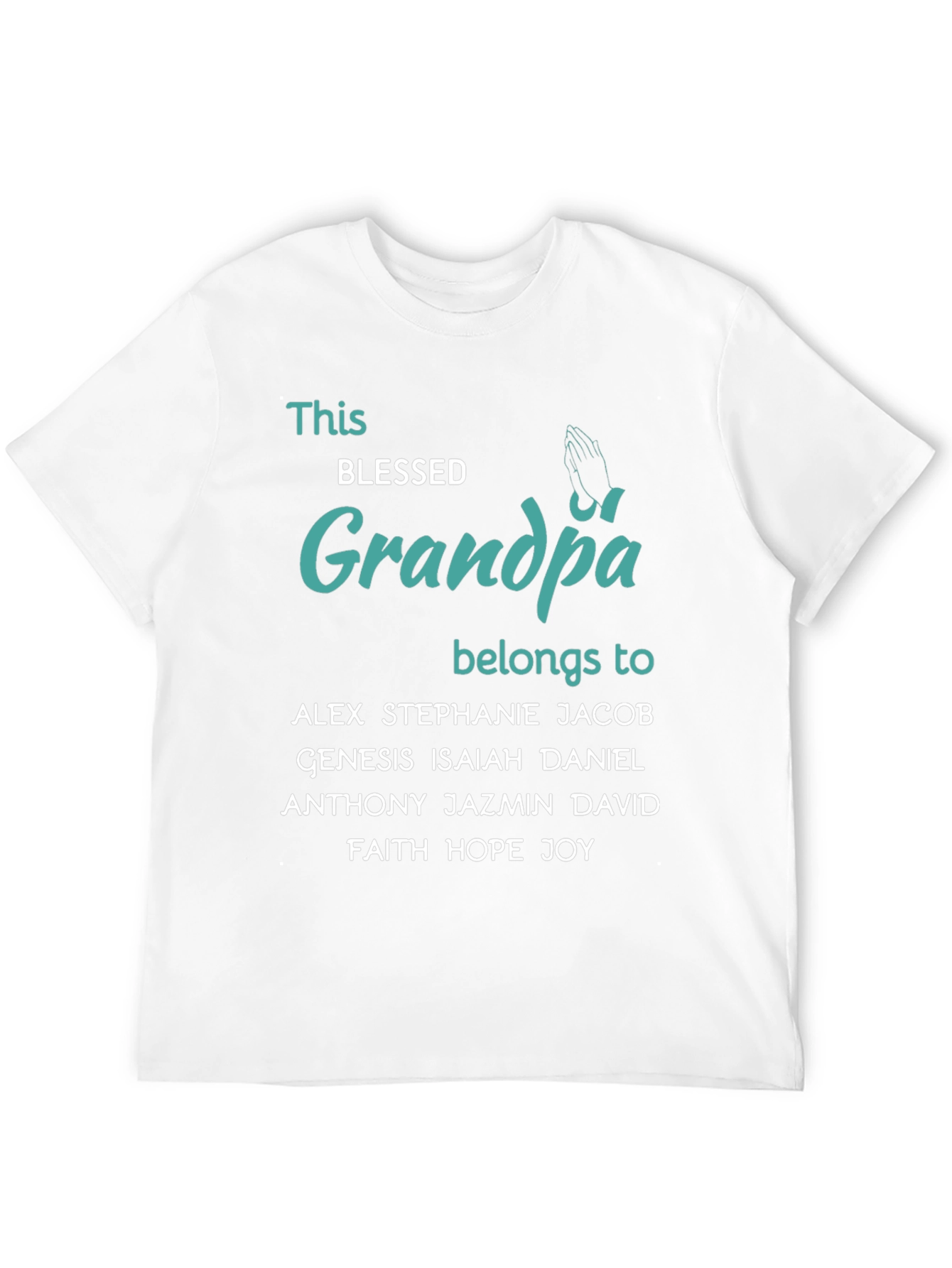 Blessed Grandpa Belongs To T-Shirt