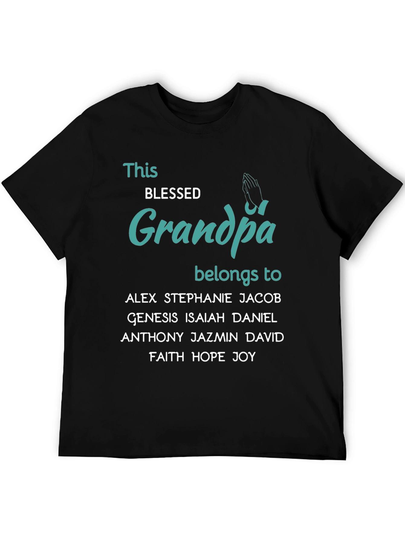 Blessed Grandpa Belongs To T-Shirt