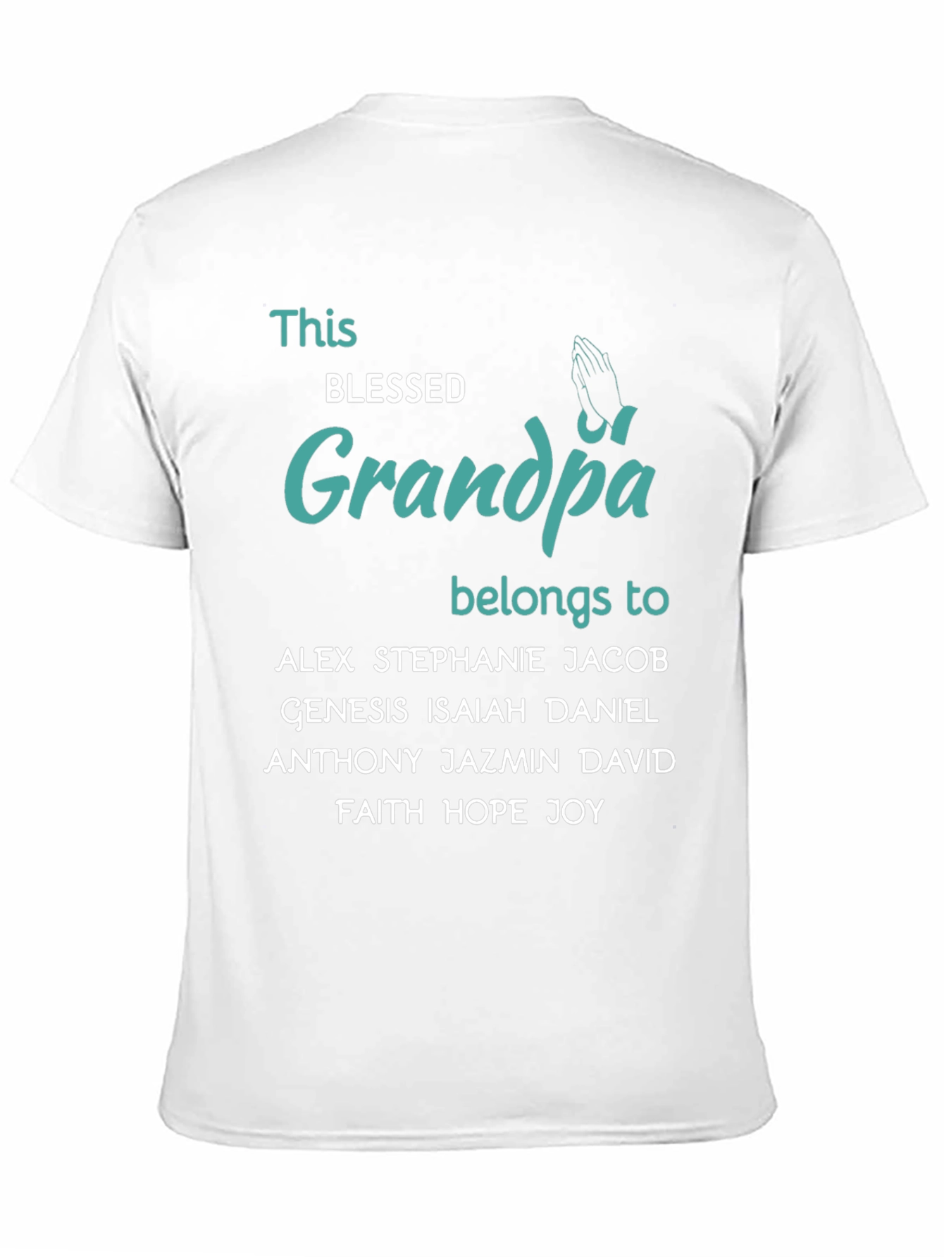 Blessed Grandpa Belongs To T-Shirt