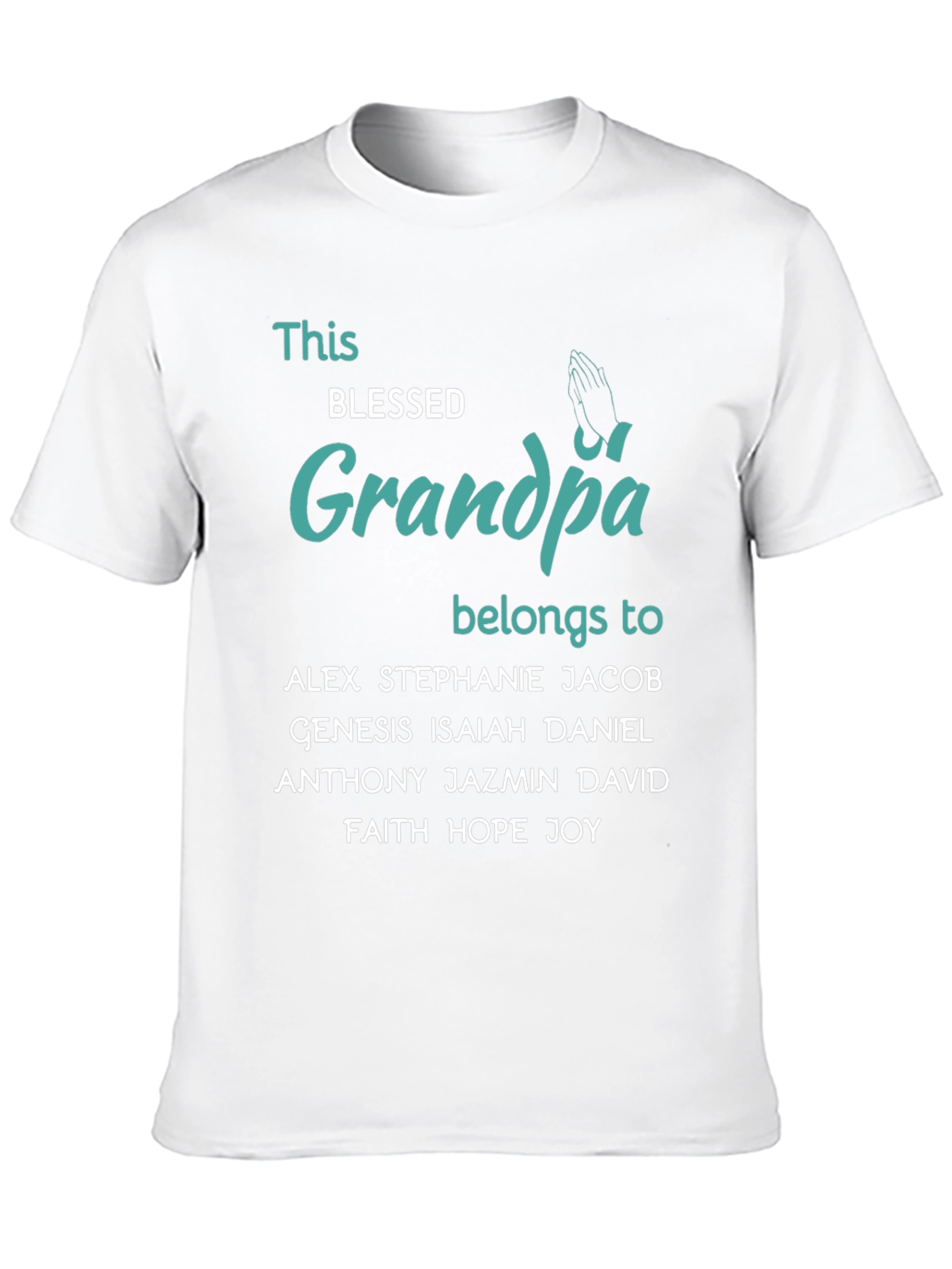 Blessed Grandpa Belongs To T-Shirt