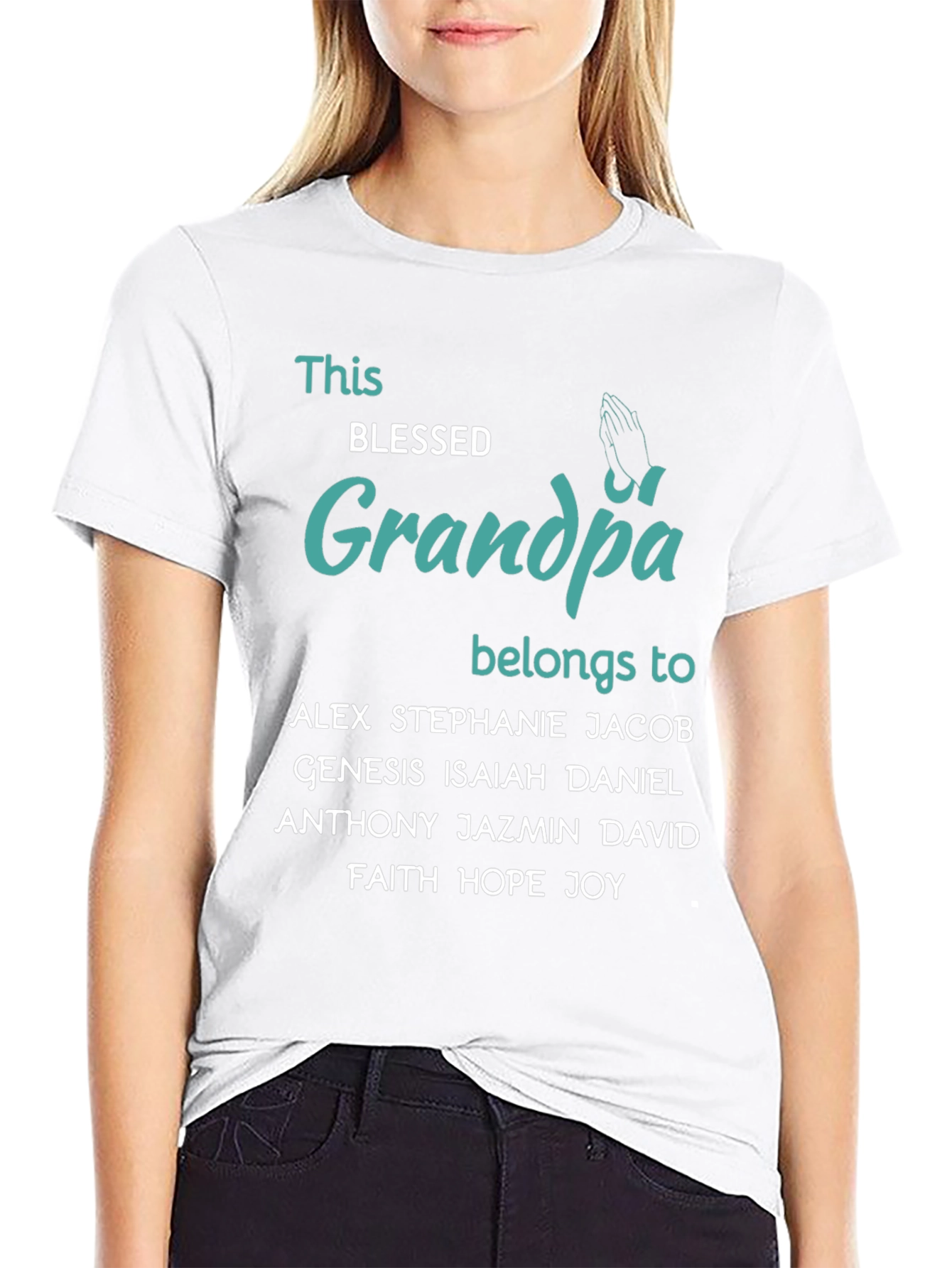 Blessed Grandpa Belongs To T-Shirt