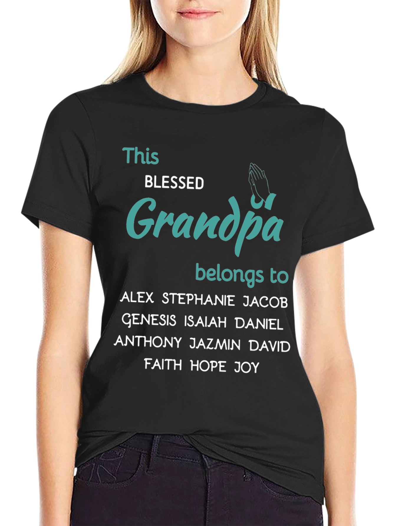 Blessed Grandpa Belongs To T-Shirt