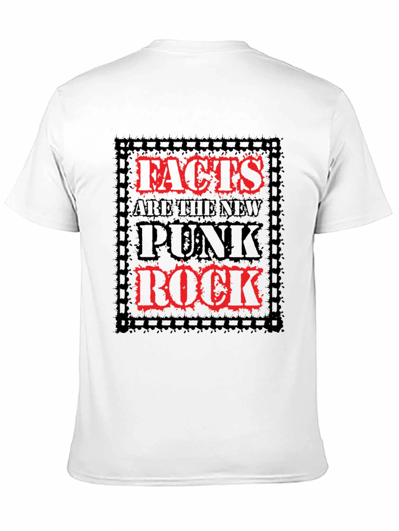 Facts Are The New Punk Rock Black T-Shirt