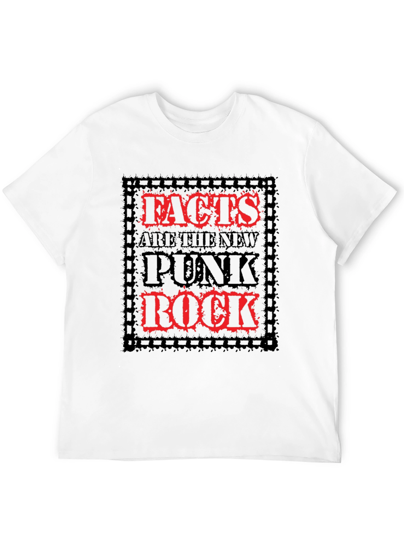 Facts Are The New Punk Rock Black T-Shirt