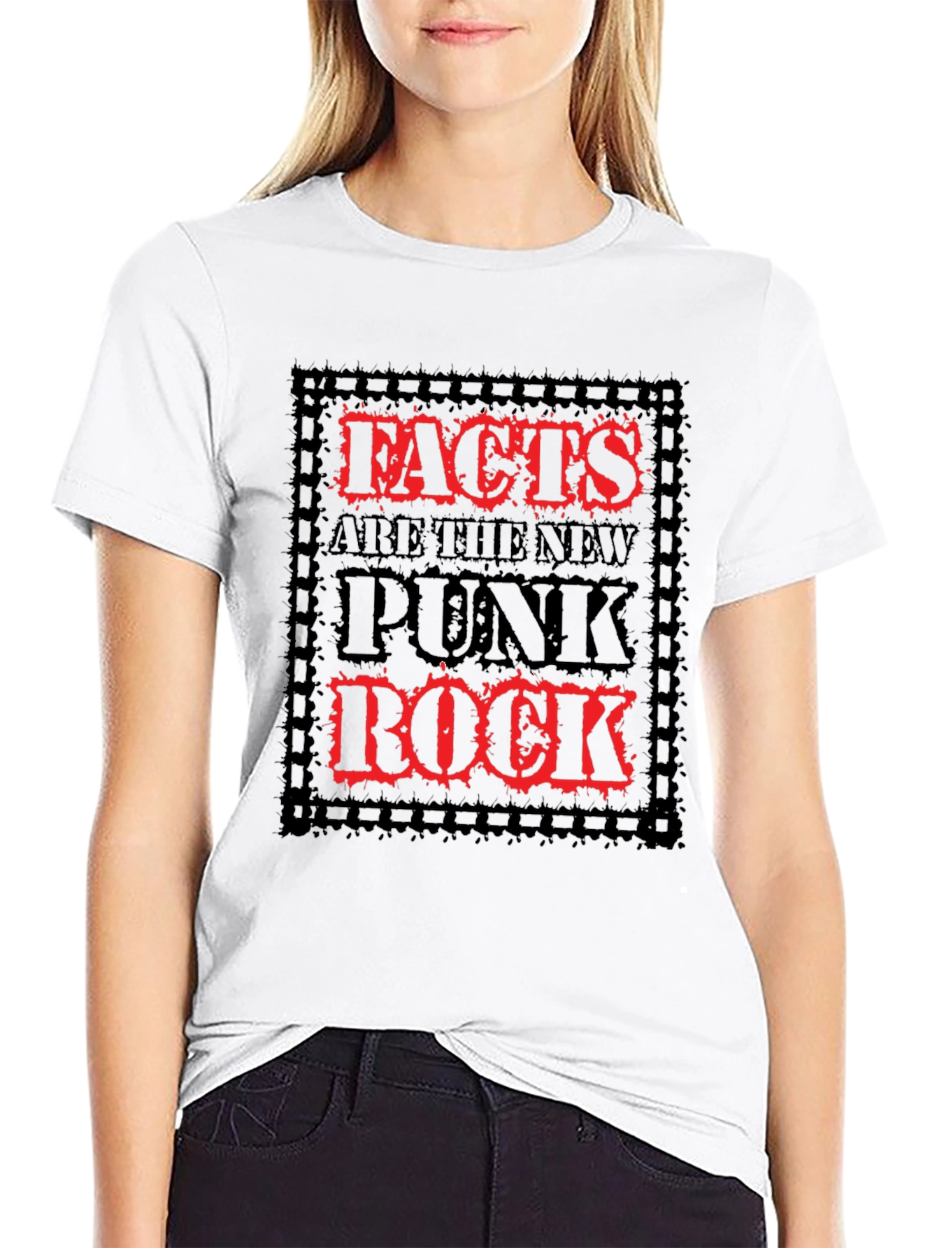 Facts Are The New Punk Rock Black T-Shirt
