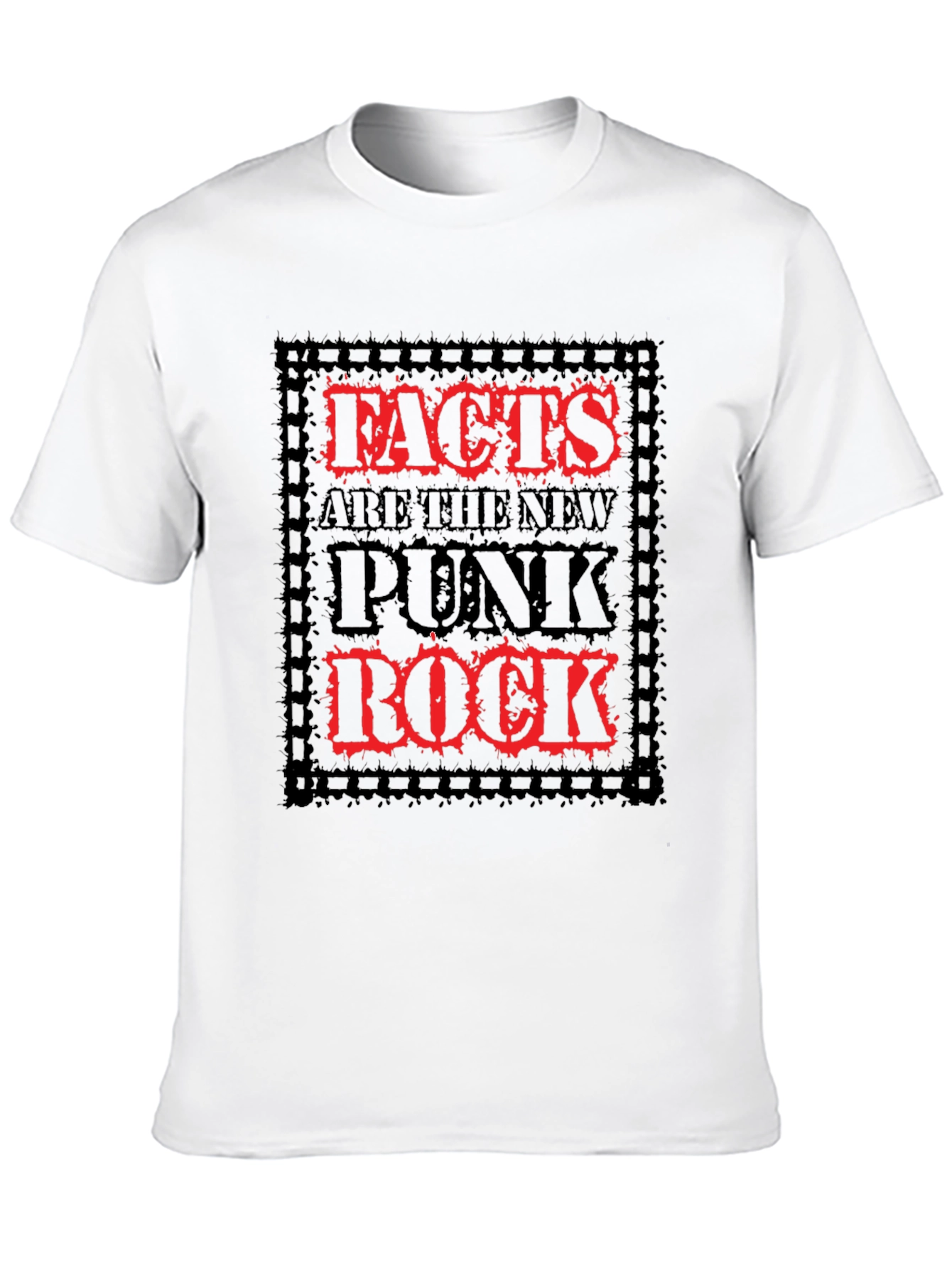 Facts Are The New Punk Rock Black T-Shirt