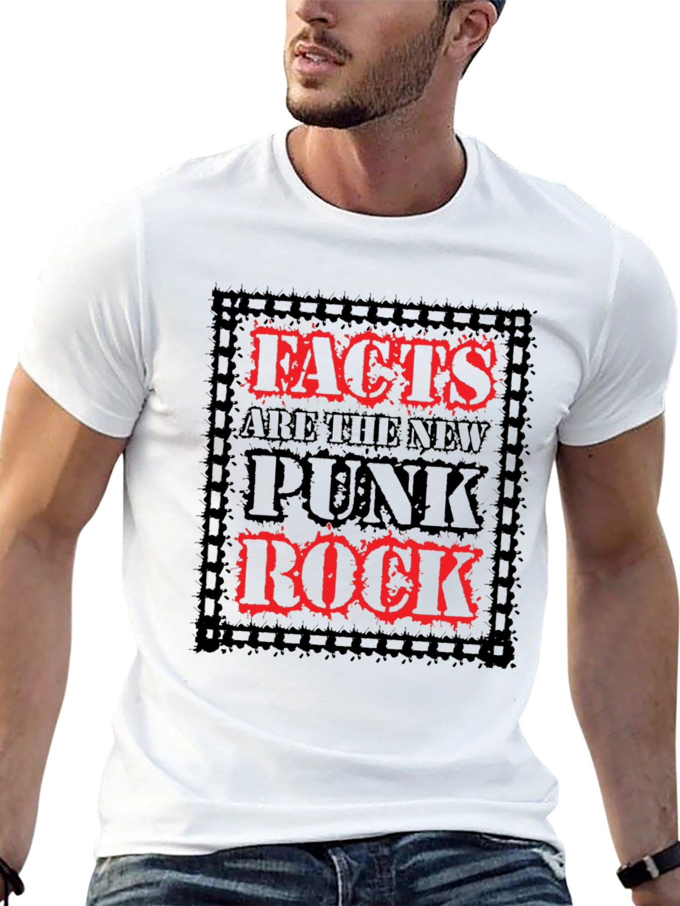 Facts Are The New Punk Rock Black T-Shirt