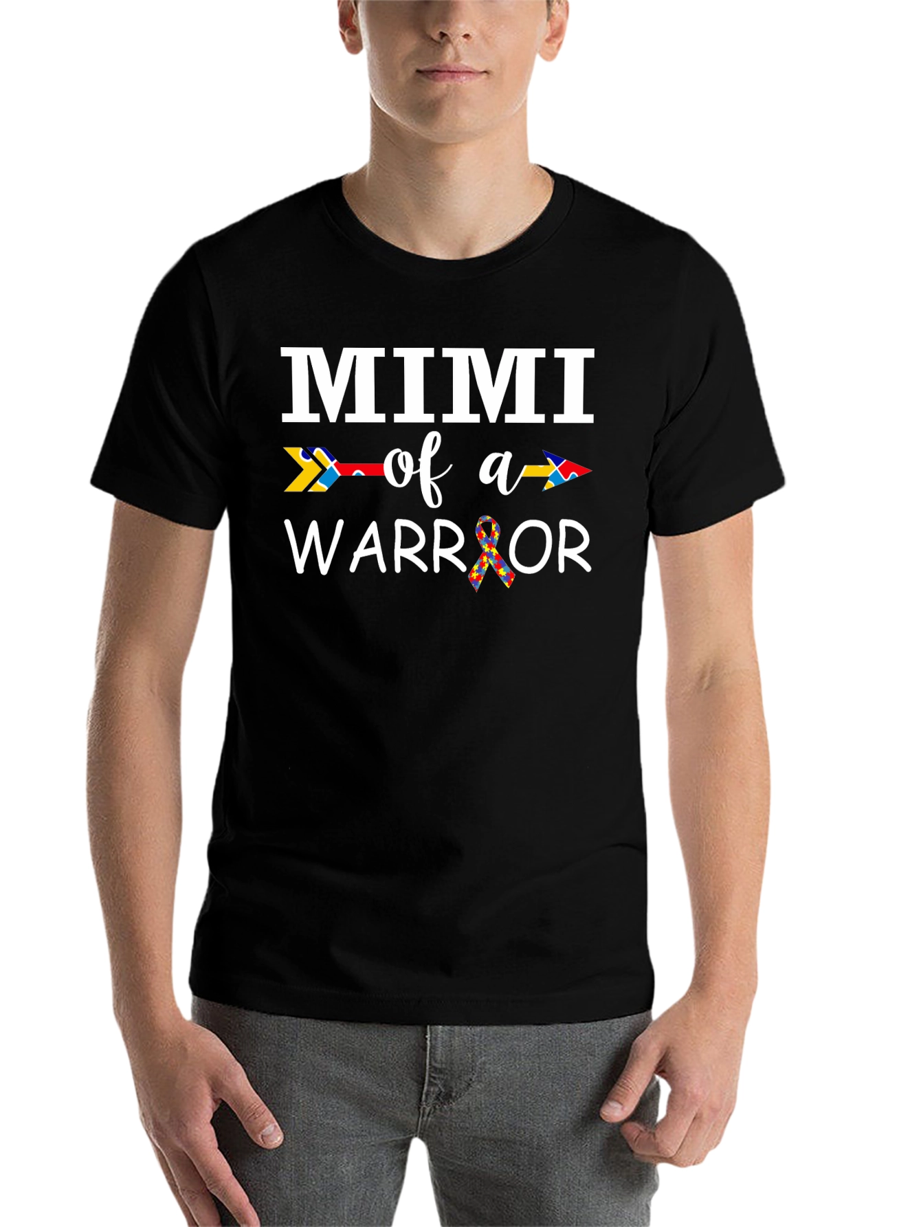 Mimi of a Warrior Autism Awareness T-Shirt
