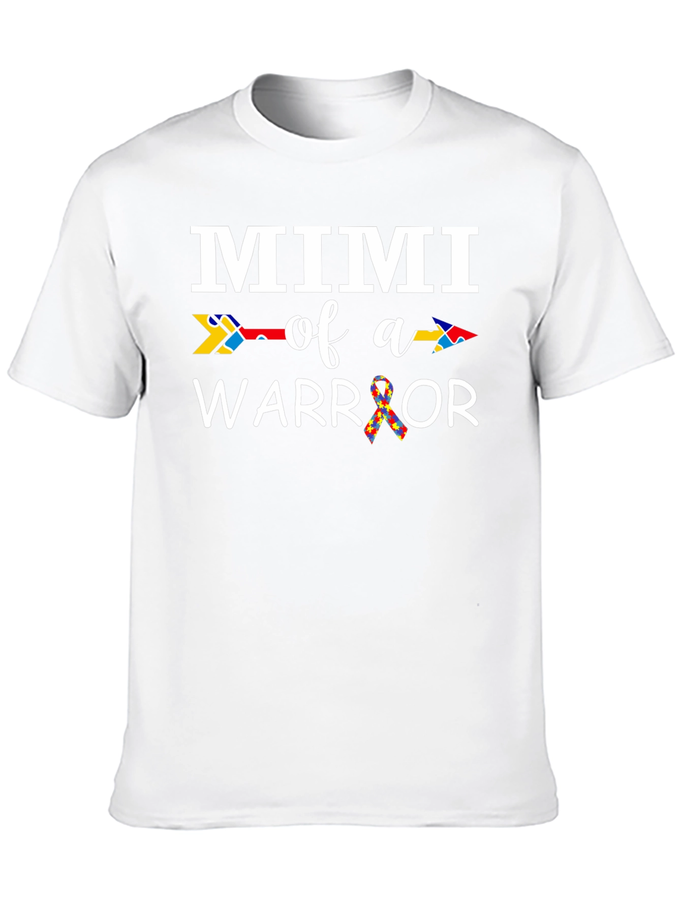 Mimi of a Warrior Autism Awareness T-Shirt
