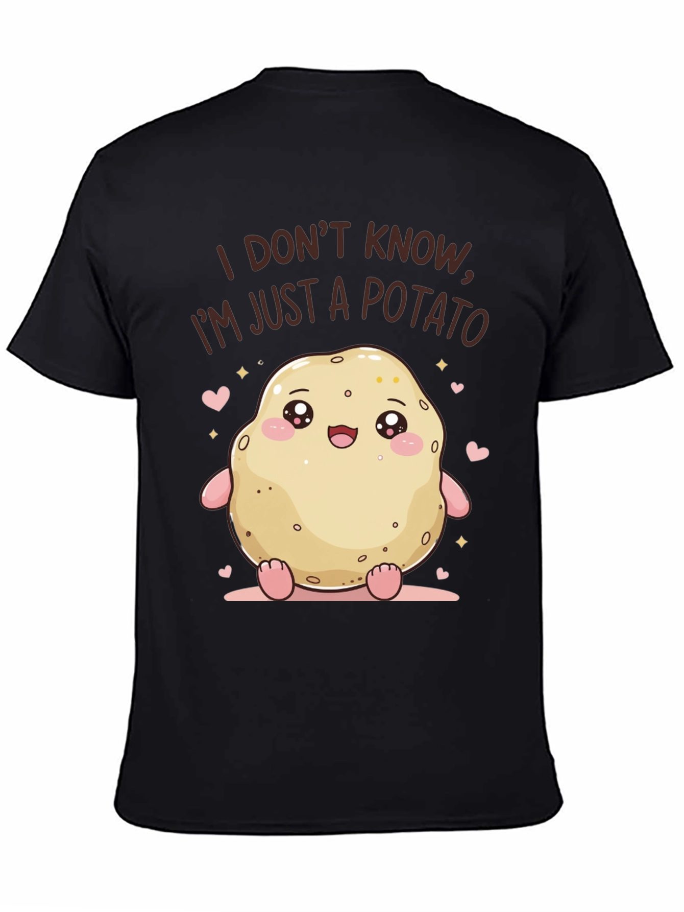 Cute Potato Graphic Tee - Funny Kawaii T-Shirt