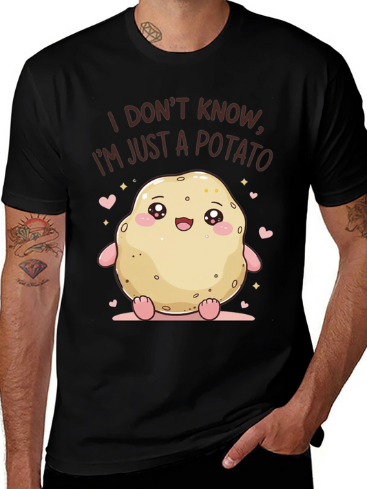 Cute Potato Graphic Tee - Funny Kawaii T-Shirt