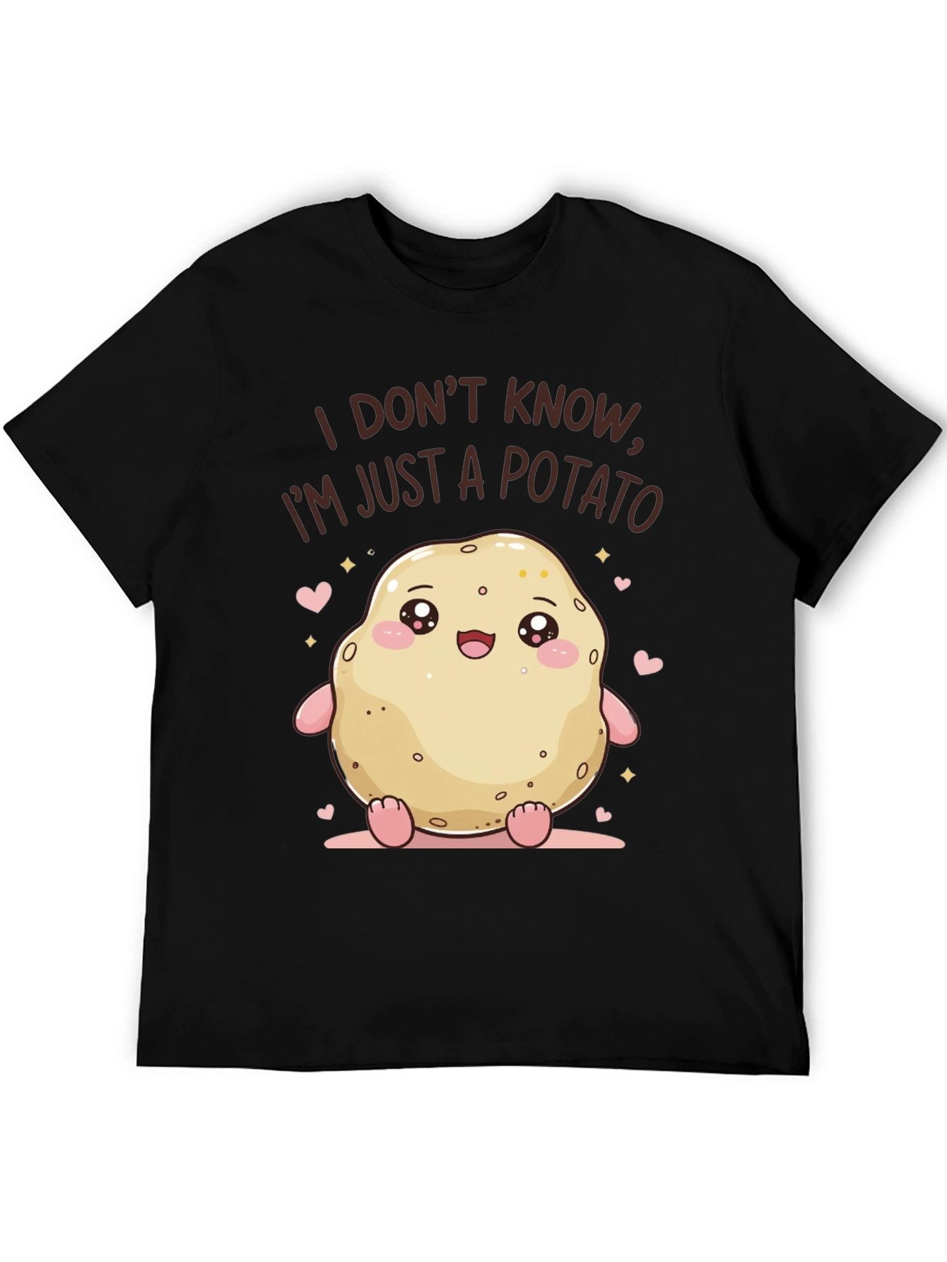 Cute Potato Graphic Tee - Funny Kawaii T-Shirt