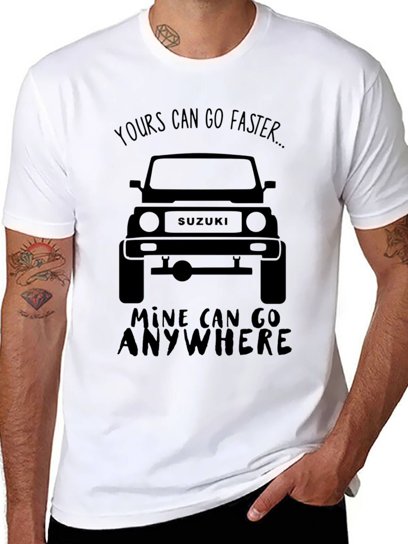 Suzuki Off-Road T-Shirt: Yours Can Go Faster...