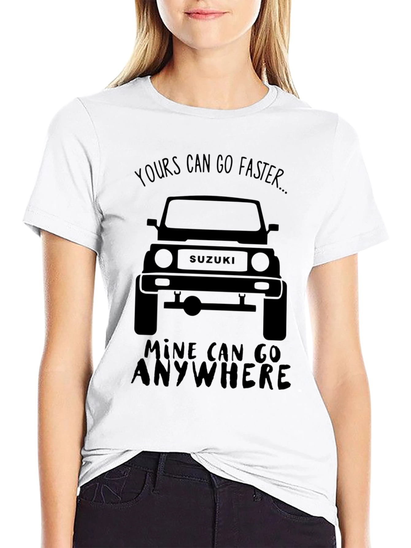 Suzuki Off-Road T-Shirt: Yours Can Go Faster...