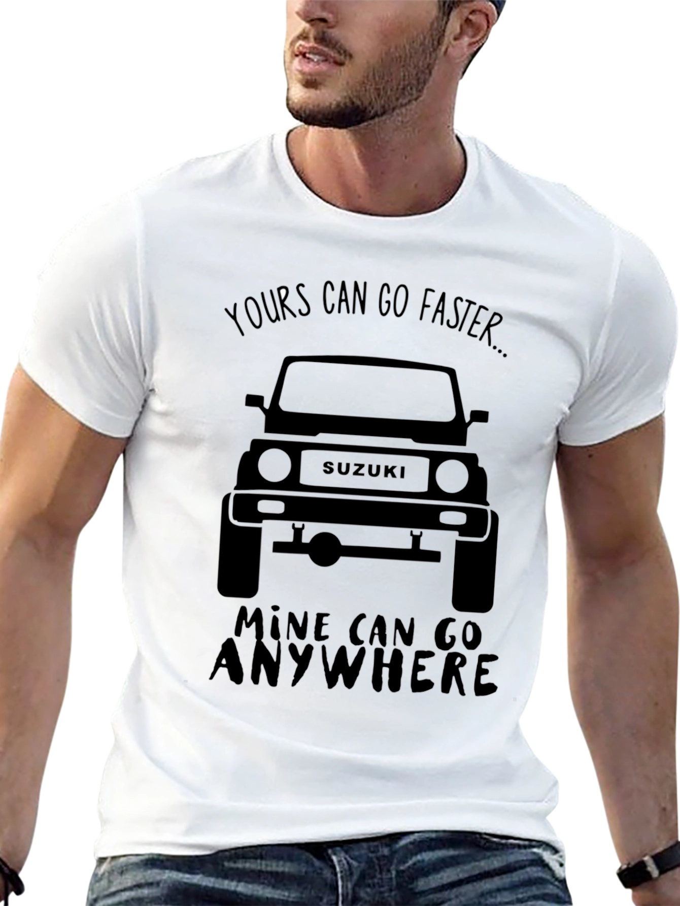 Suzuki Off-Road T-Shirt: Yours Can Go Faster...