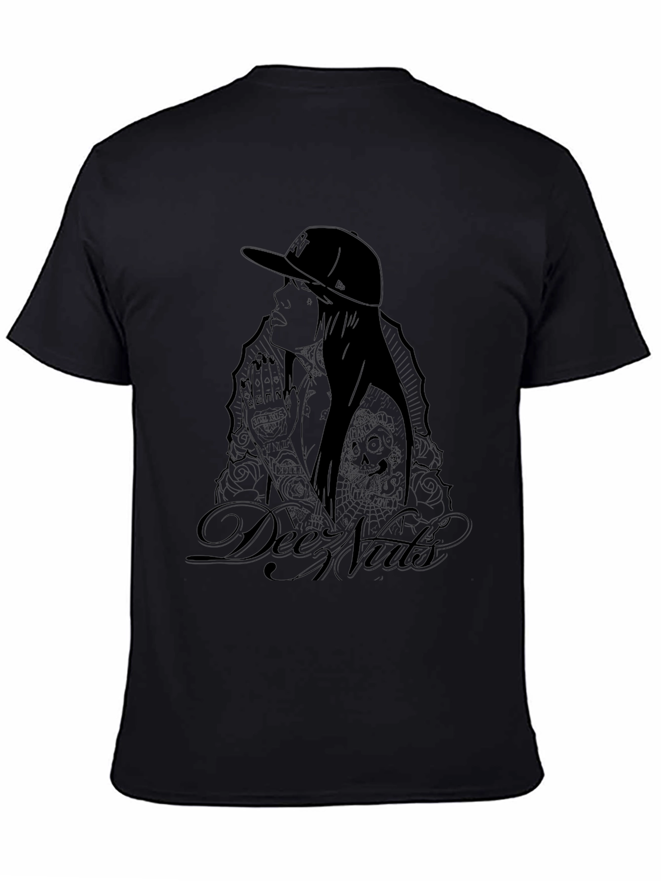 Dee Nutz Graphic T-Shirt - Black