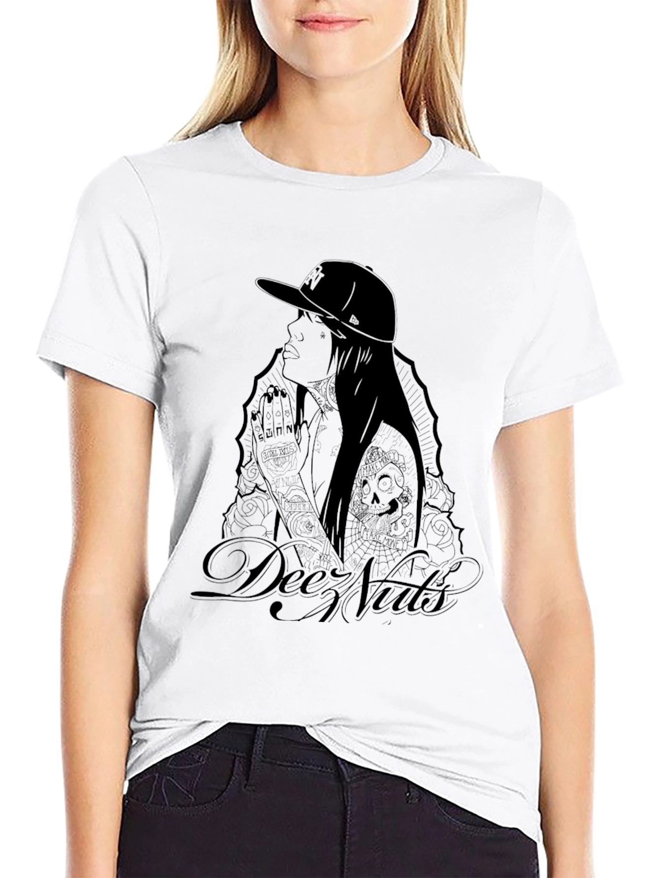 Dee Nutz Graphic T-Shirt - Black