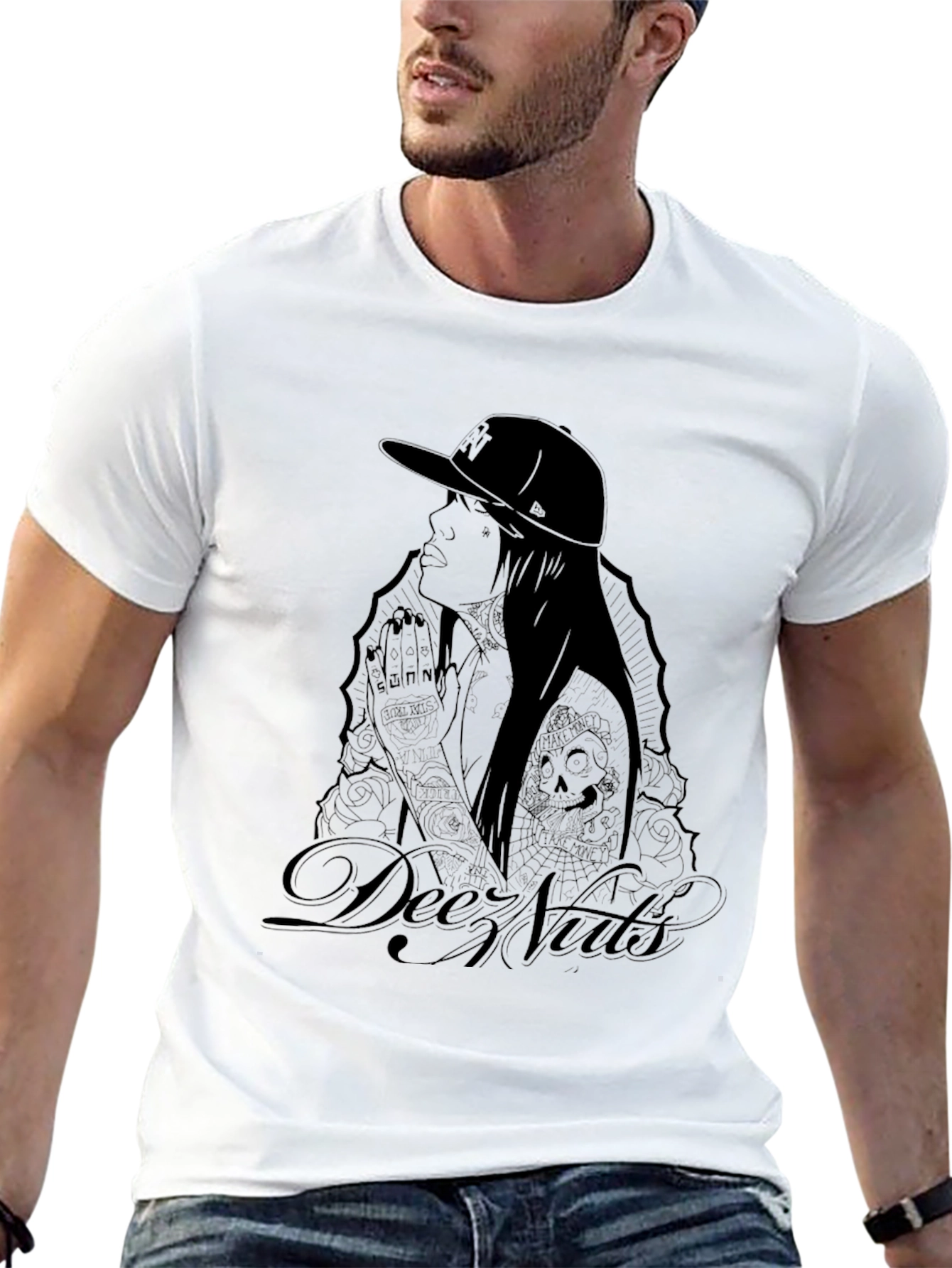 Dee Nutz Graphic T-Shirt - Black