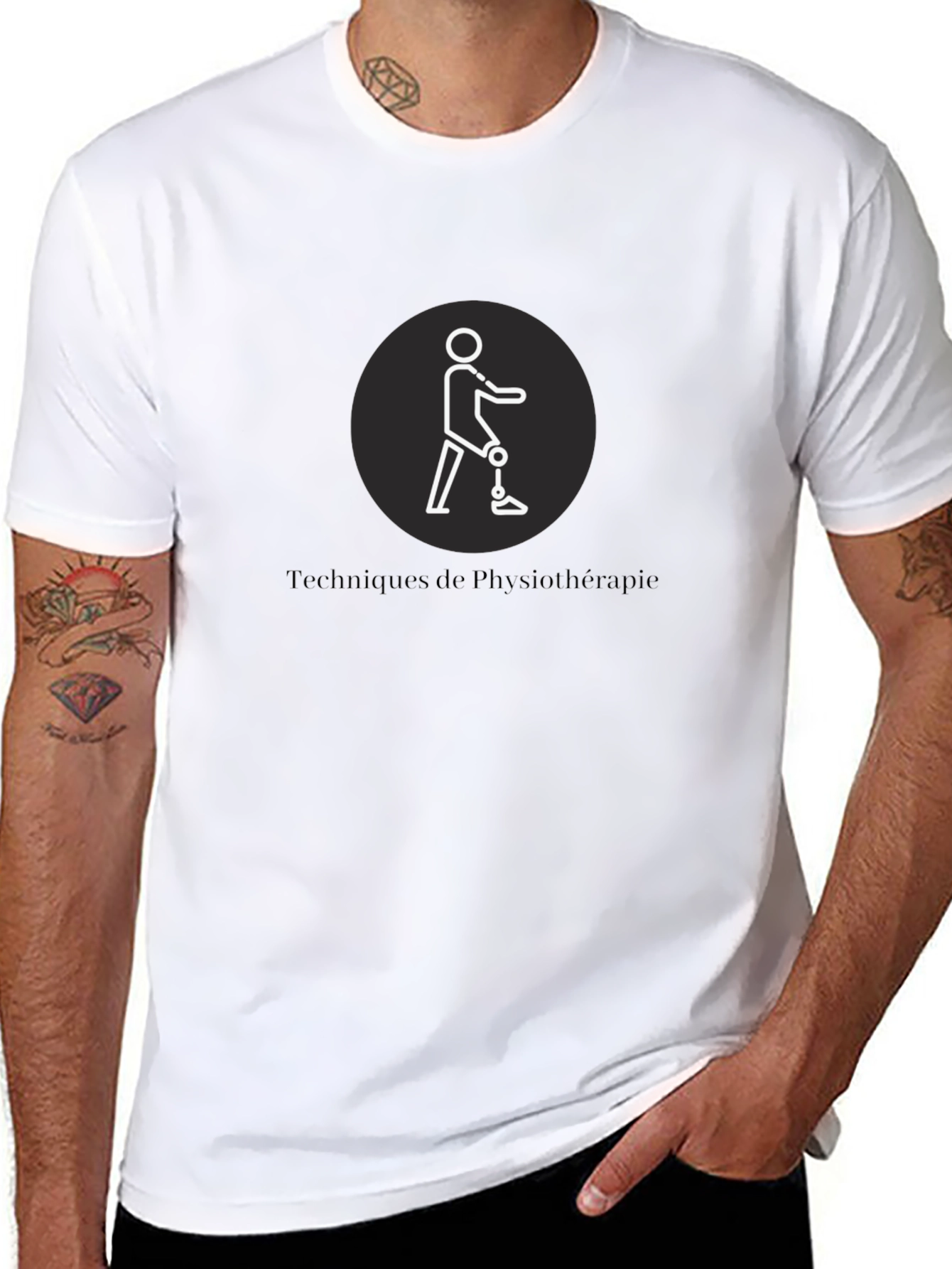 Physiotherapy Techniques Black T-Shirt